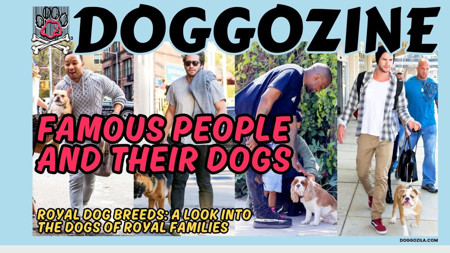 famous people and their dogs