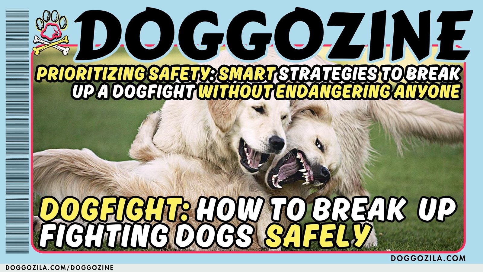 DOGFIGHT: HOW TO SAFELY BREAK UP FIGHTING DOGS