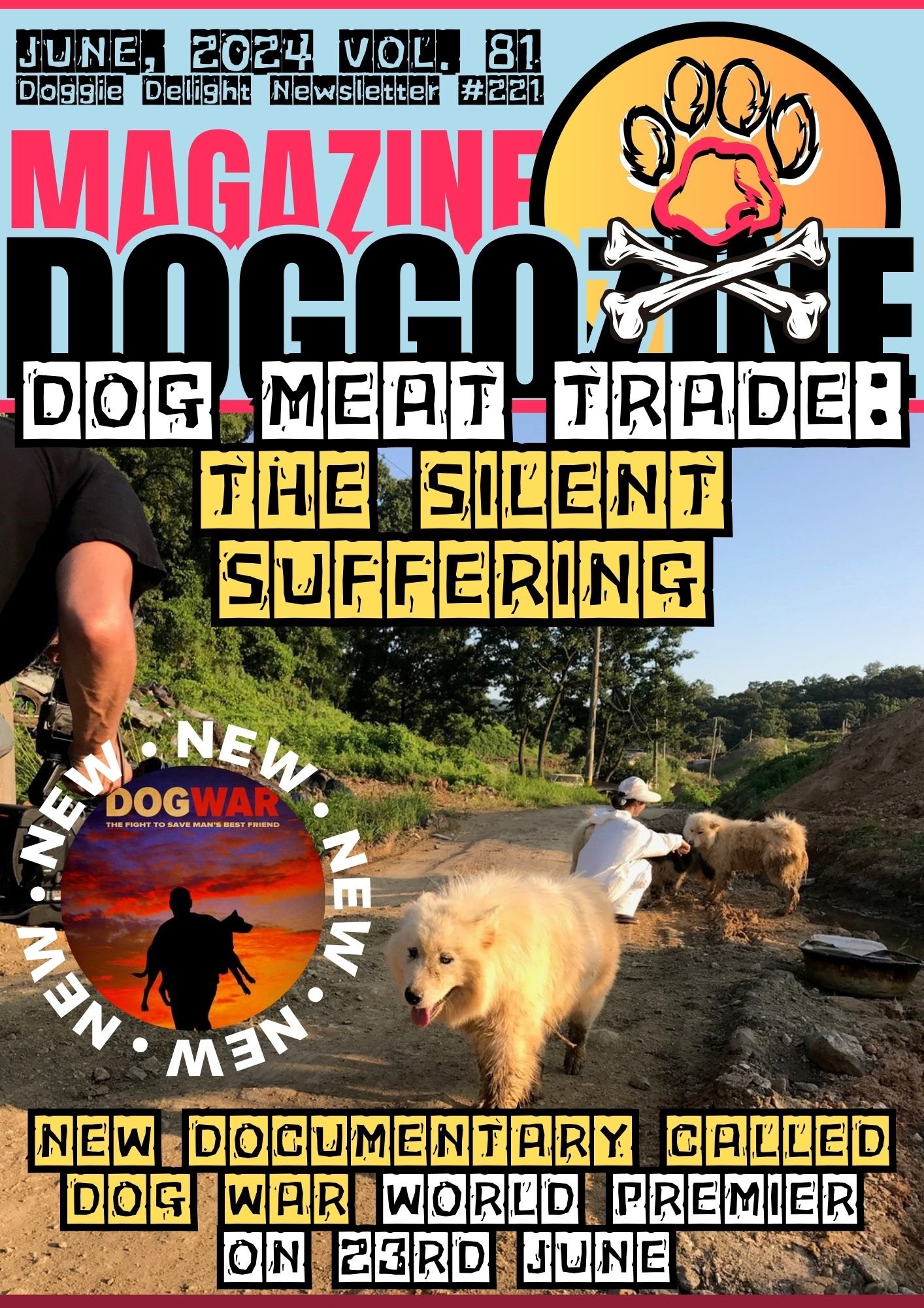 dog meat trade magazine cover