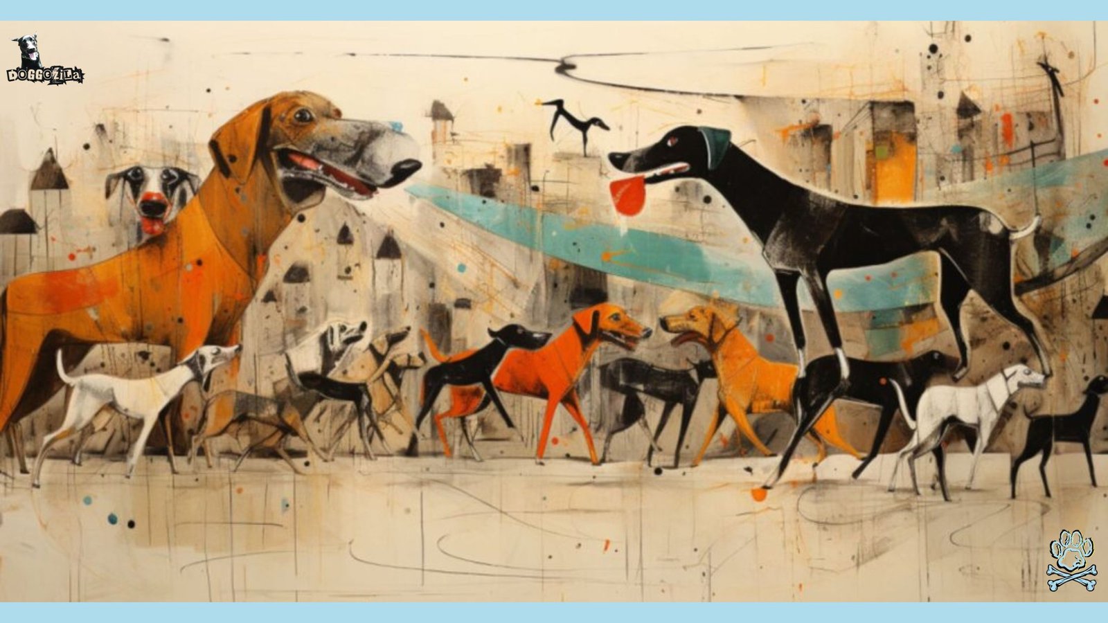 dogs in art