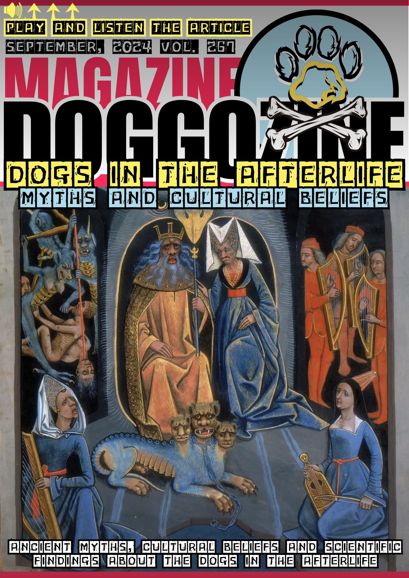 Magazine Cover for Myths about dogs