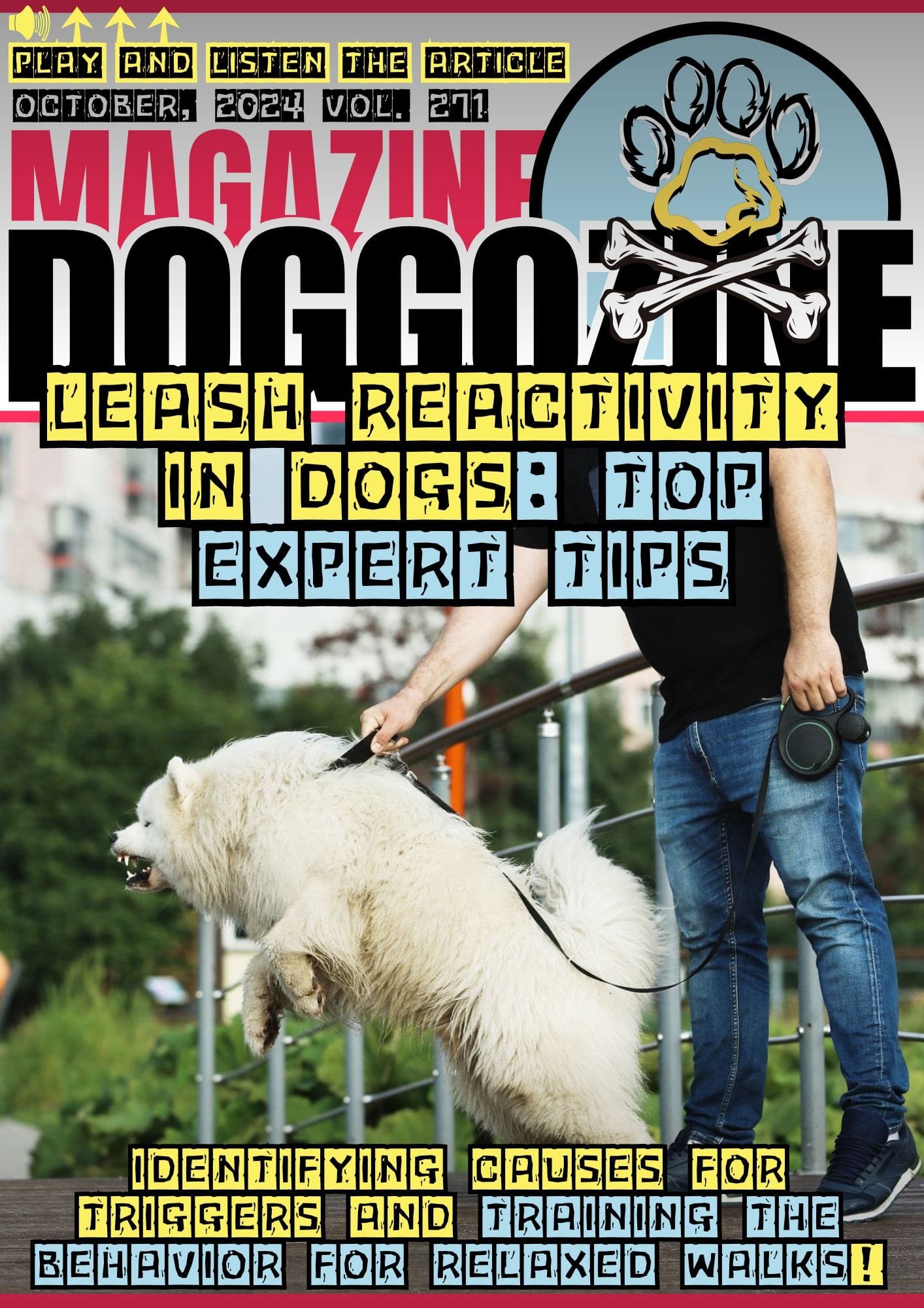 cover magazine for reactive puppies