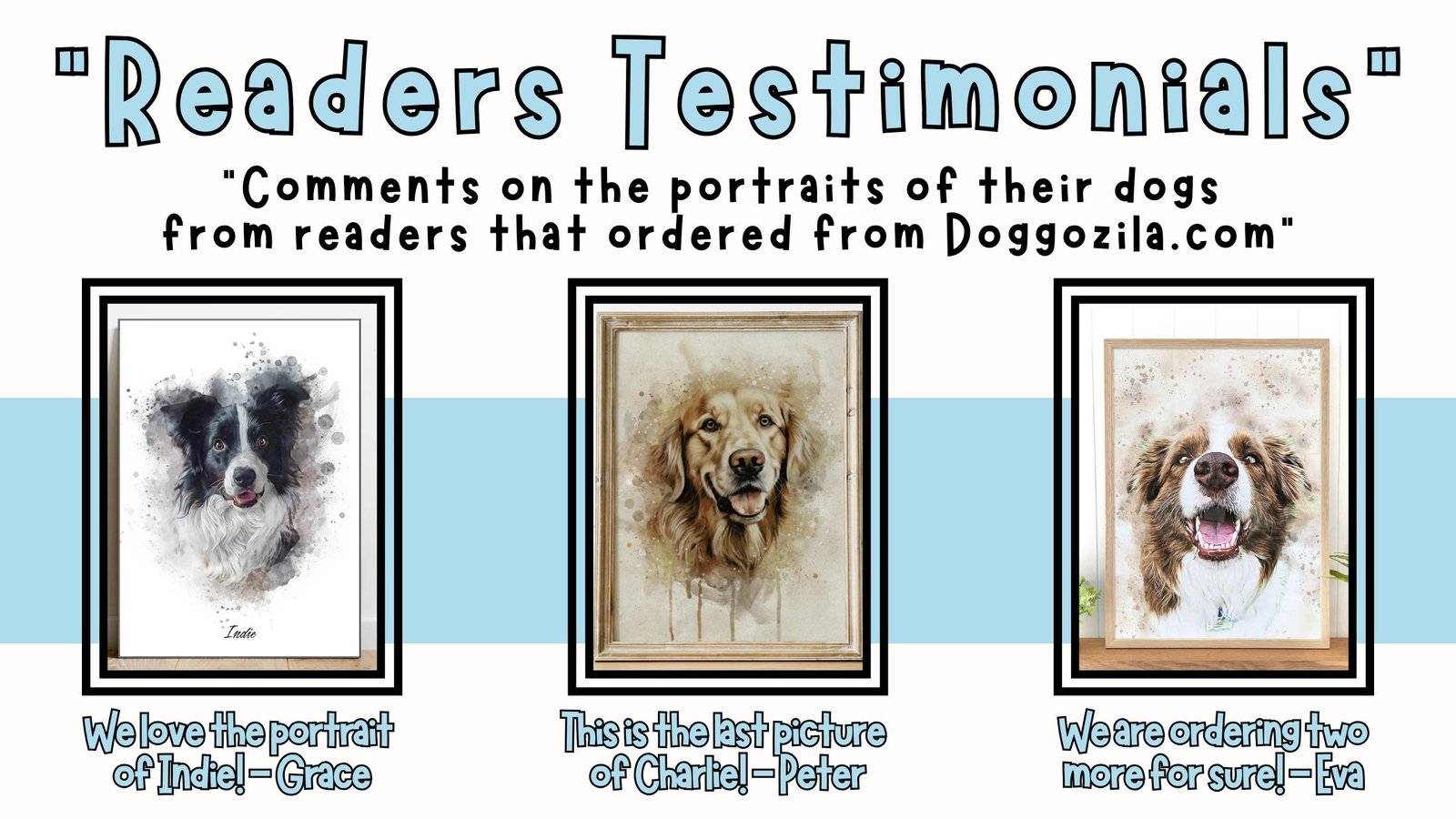 order pet portrait for your dog