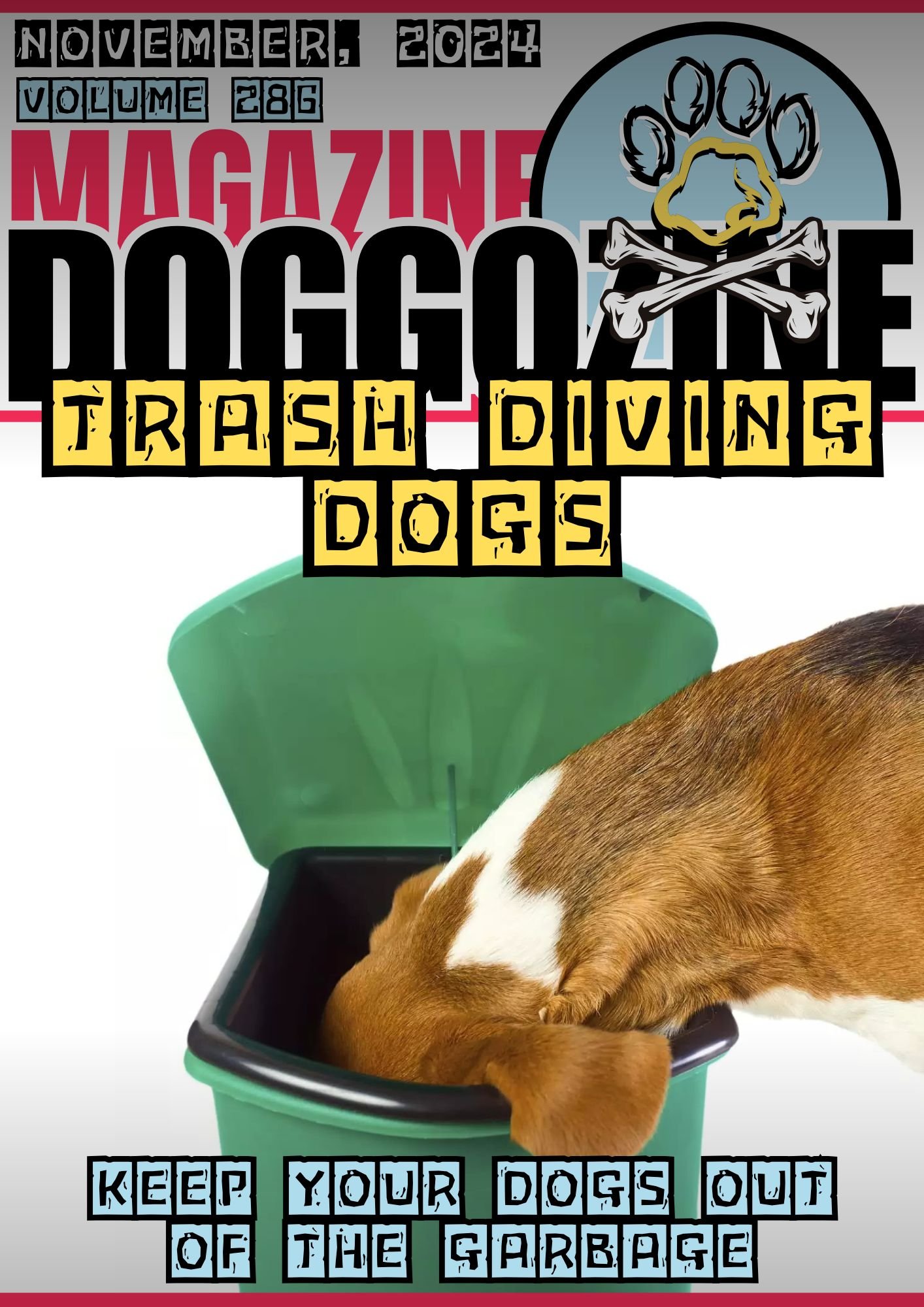 trash diving dogs