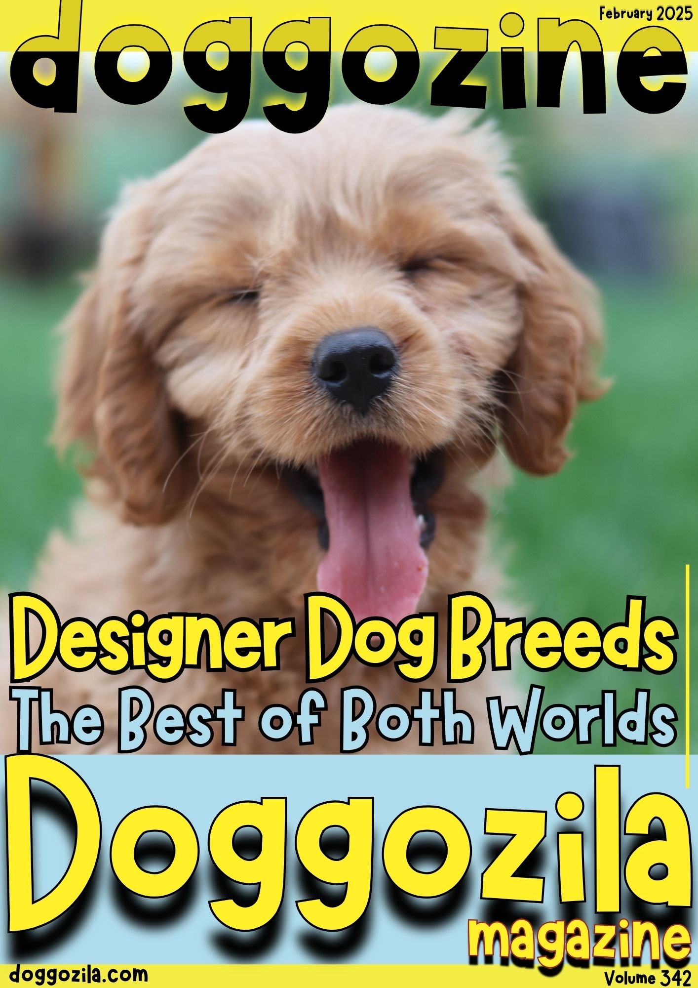 Cover Design for Doggozila Magazine volume 342