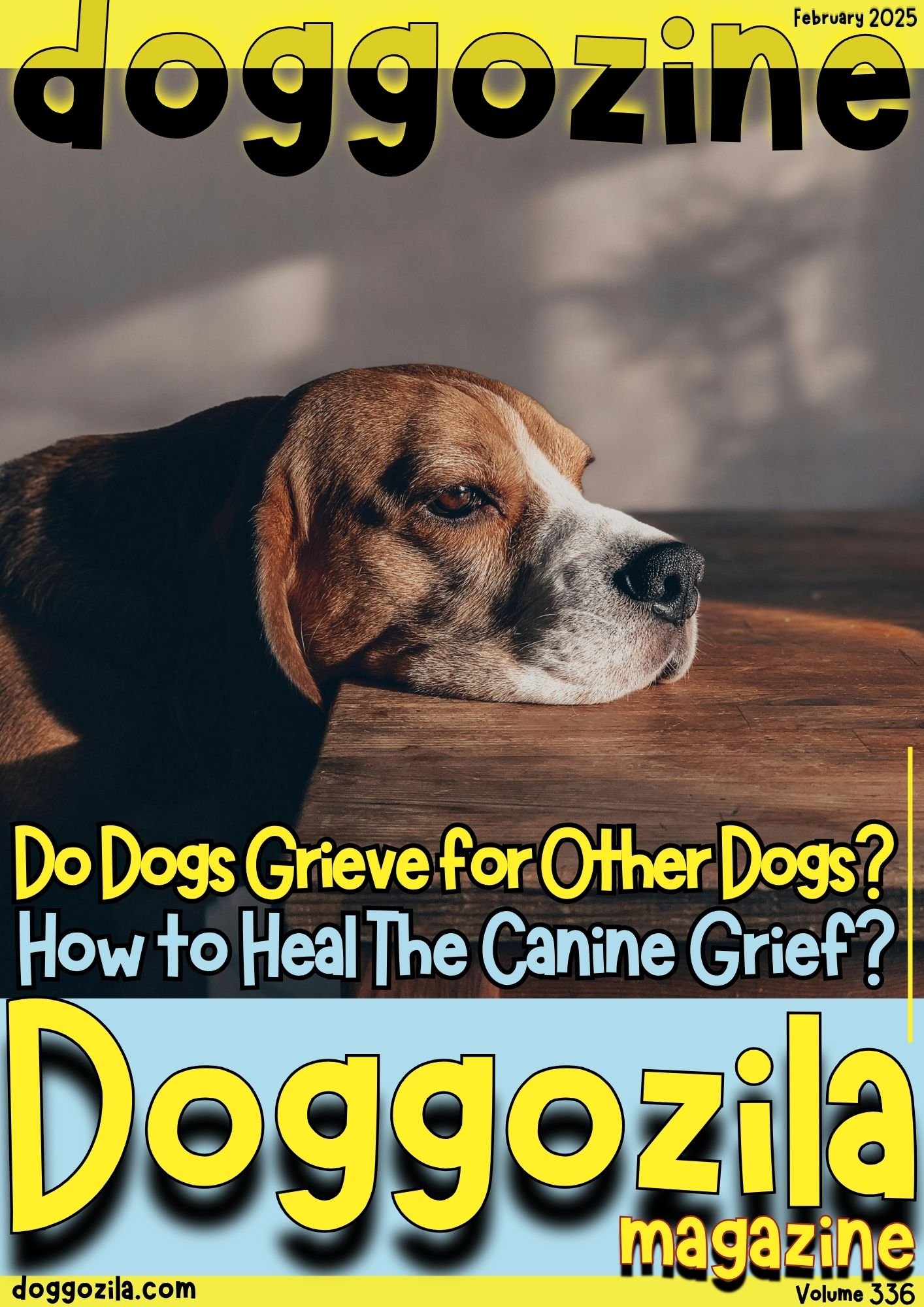 Cover Design for Doggozila Magazine volume 336