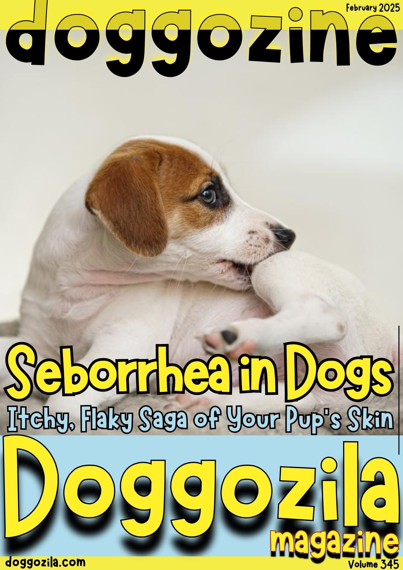 Cover Design for Doggozila Magazine volume 345