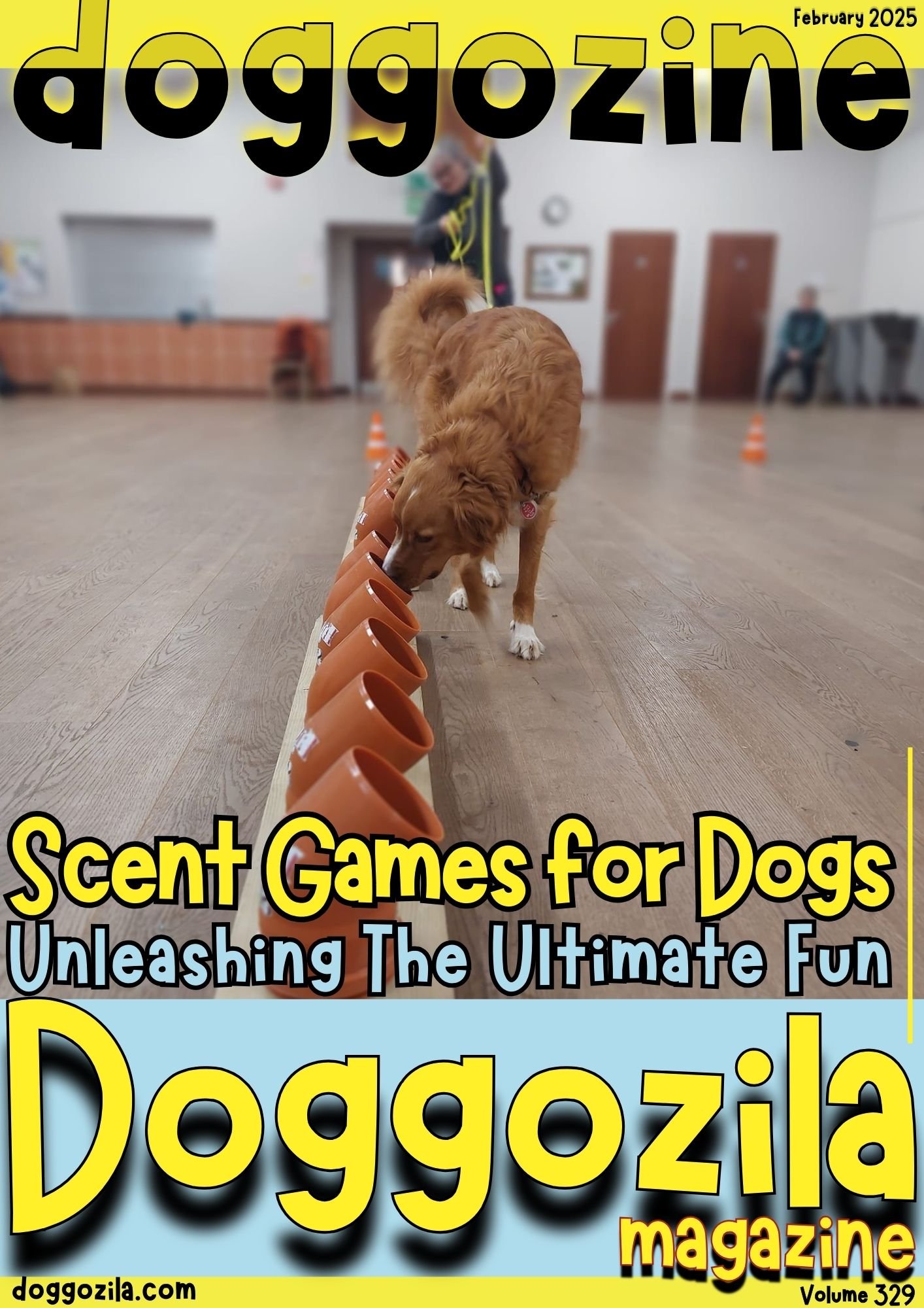 Magazine Cover Design for Doggozila volume 329