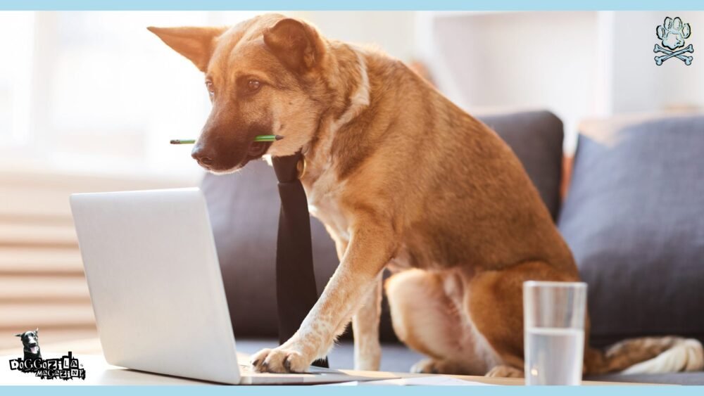 View of Dog Routine for Remote Work: Balancing Paws and Productivity • Doggozila