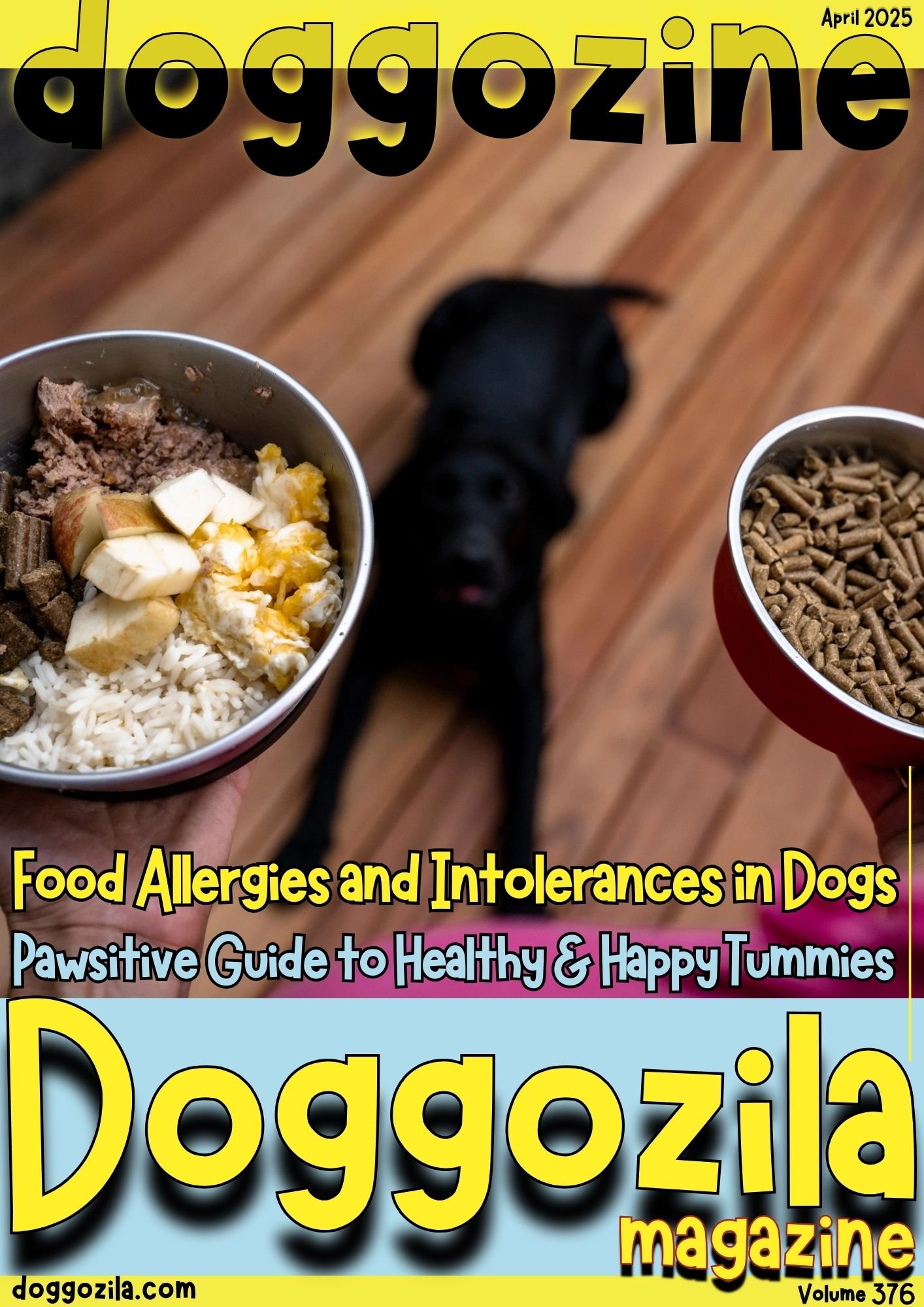 Cover Design for Doggozila Magazine Volume 376