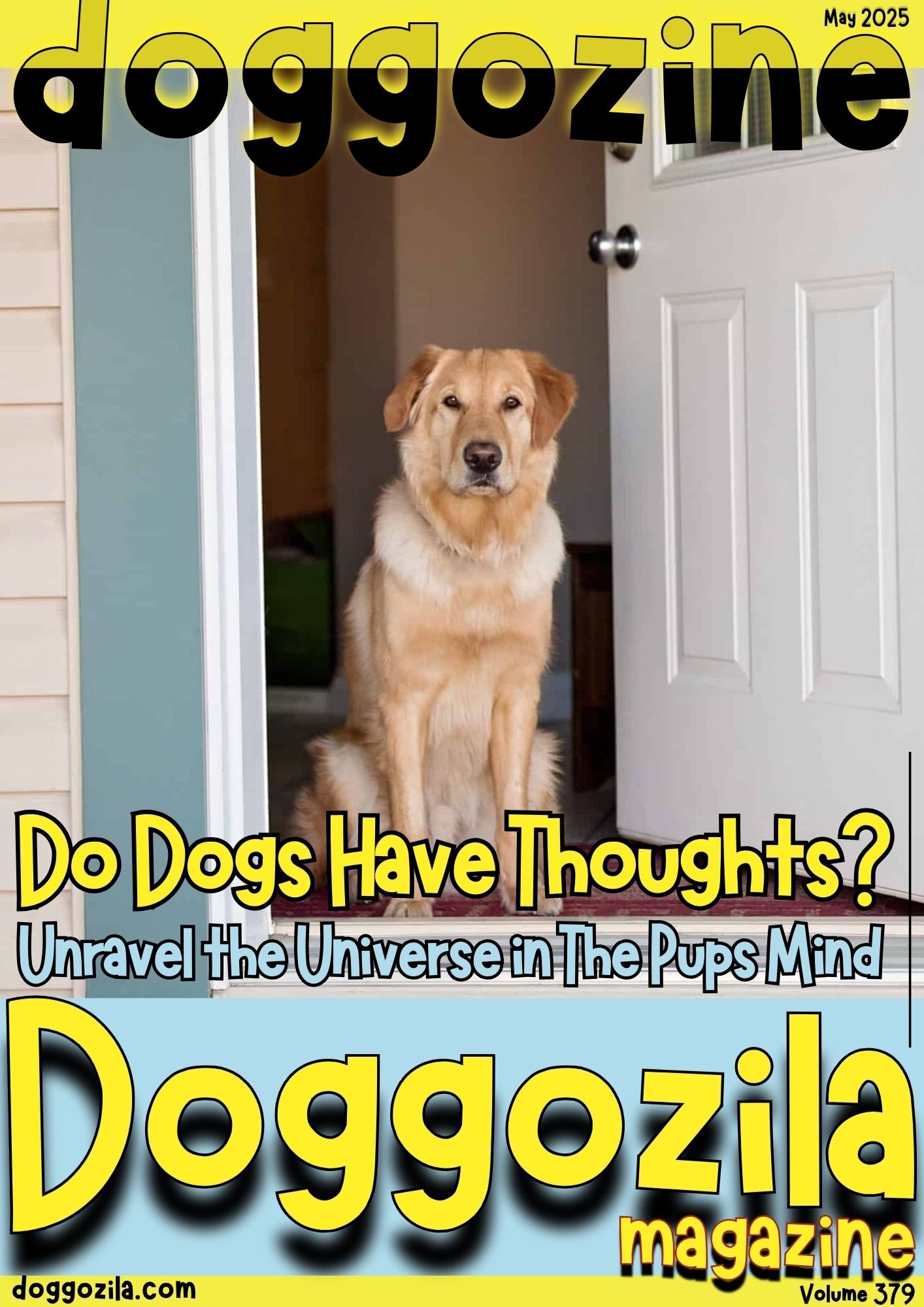 Cover Design for Doggozila Magazine Volume 379
