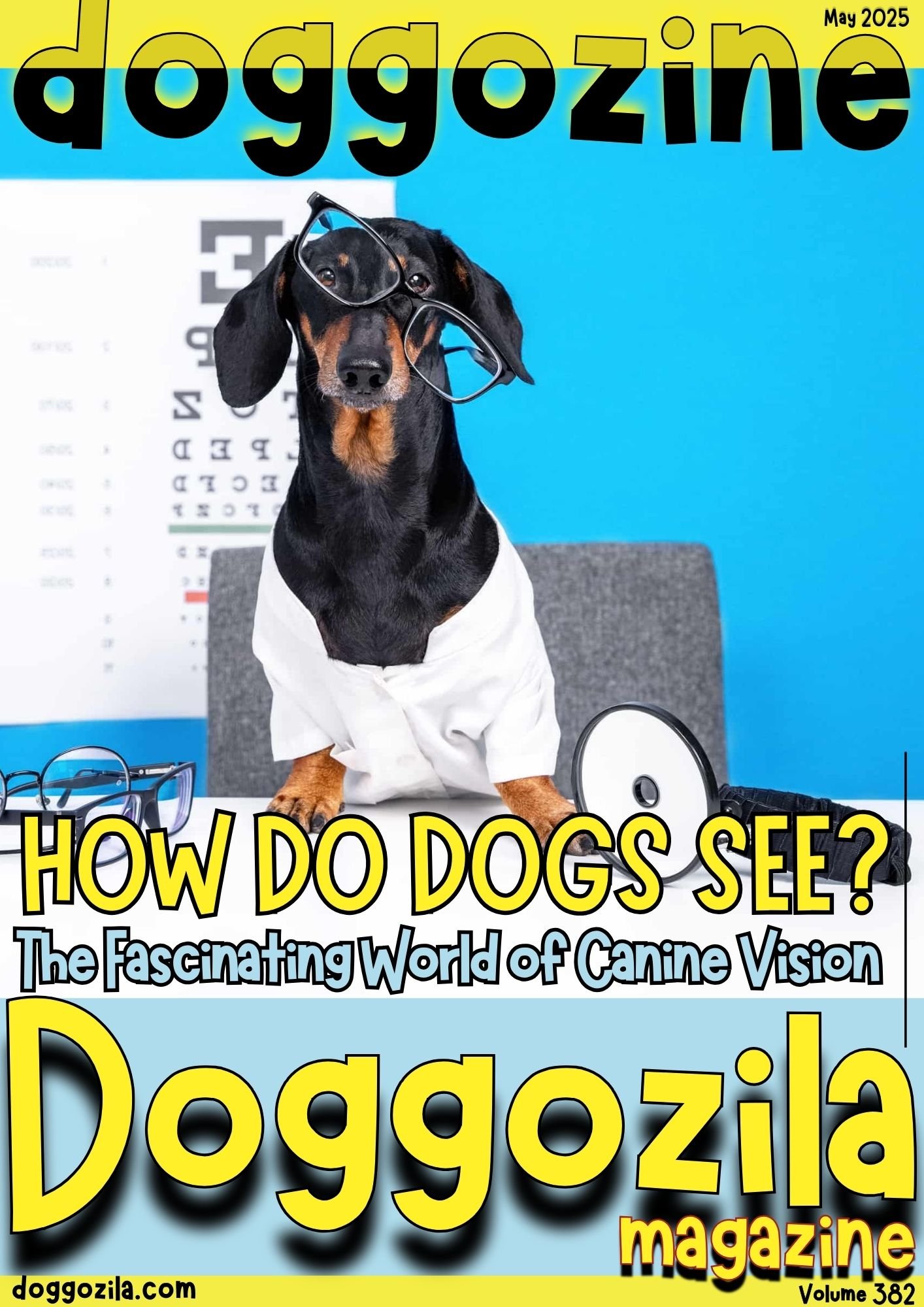 Cover Design for Doggozila Magazine volume 382