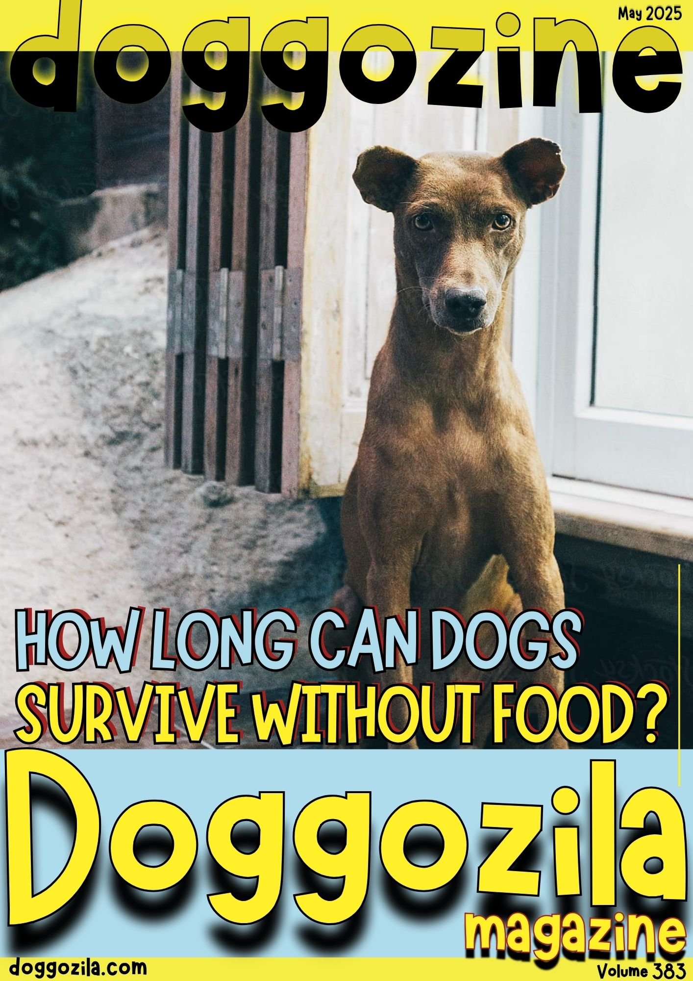 Cover Design for Doggozila magazine volume 383
