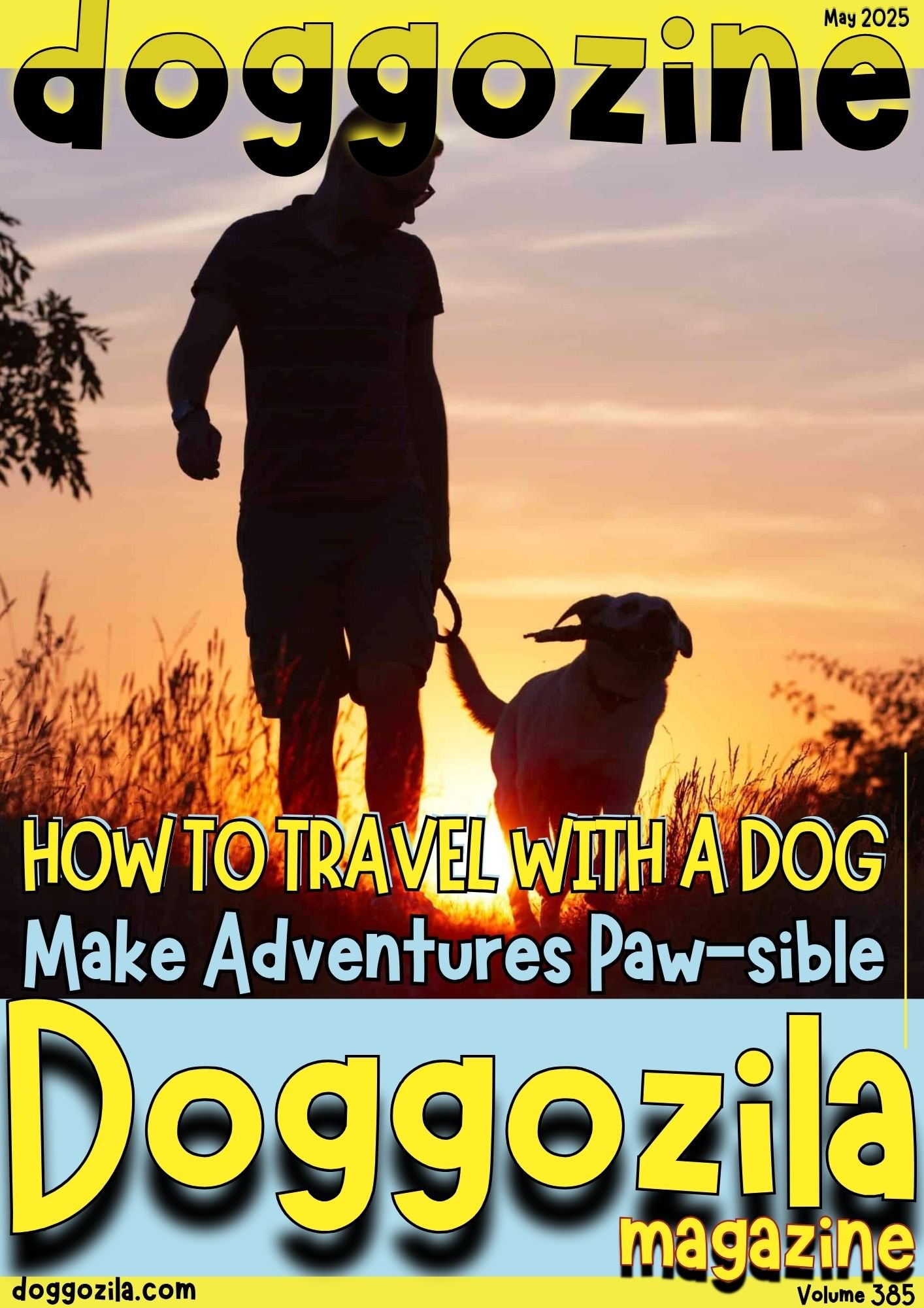 Cover Design for Doggozila Magazine