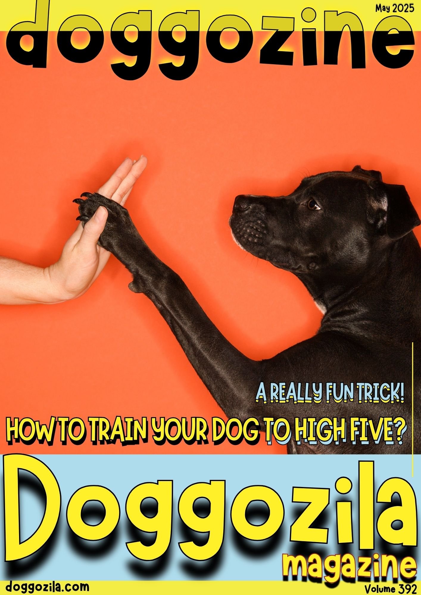 Cover Design for the Doggozila Magazine Volume 392
