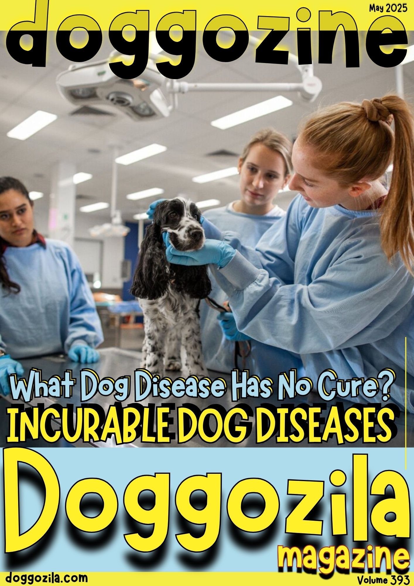 Cover Design for Doggozila Magazine volume 393