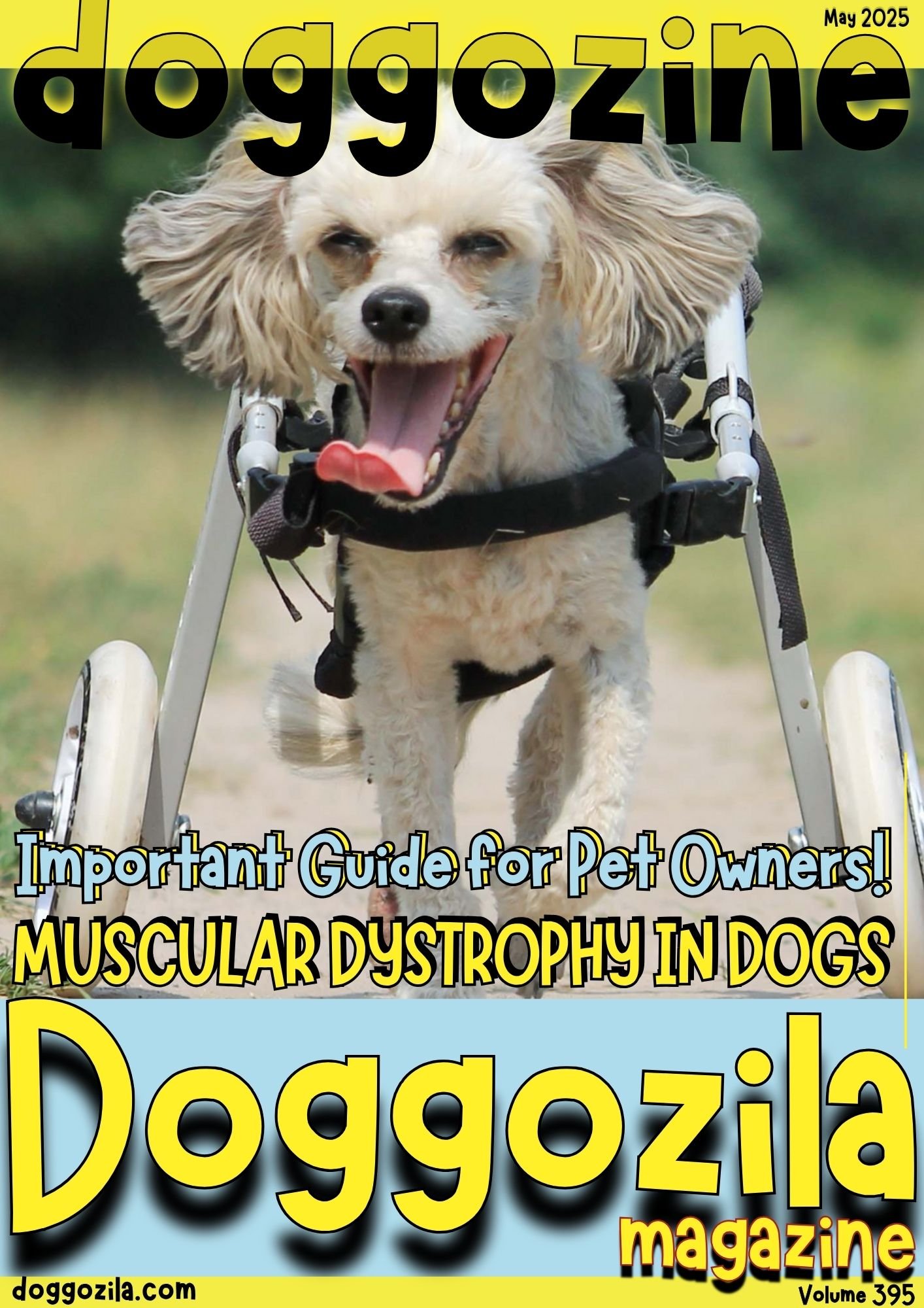 Cover Design for Doggozila magazine volume 395