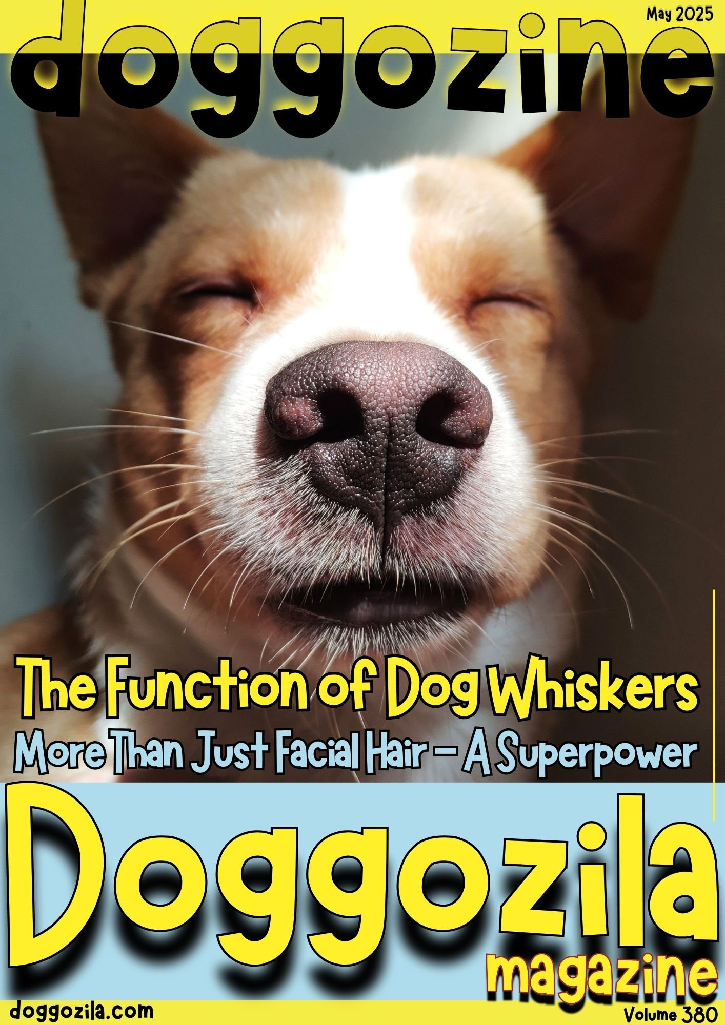 Cover Design for Doggozila Magazine Volume 380