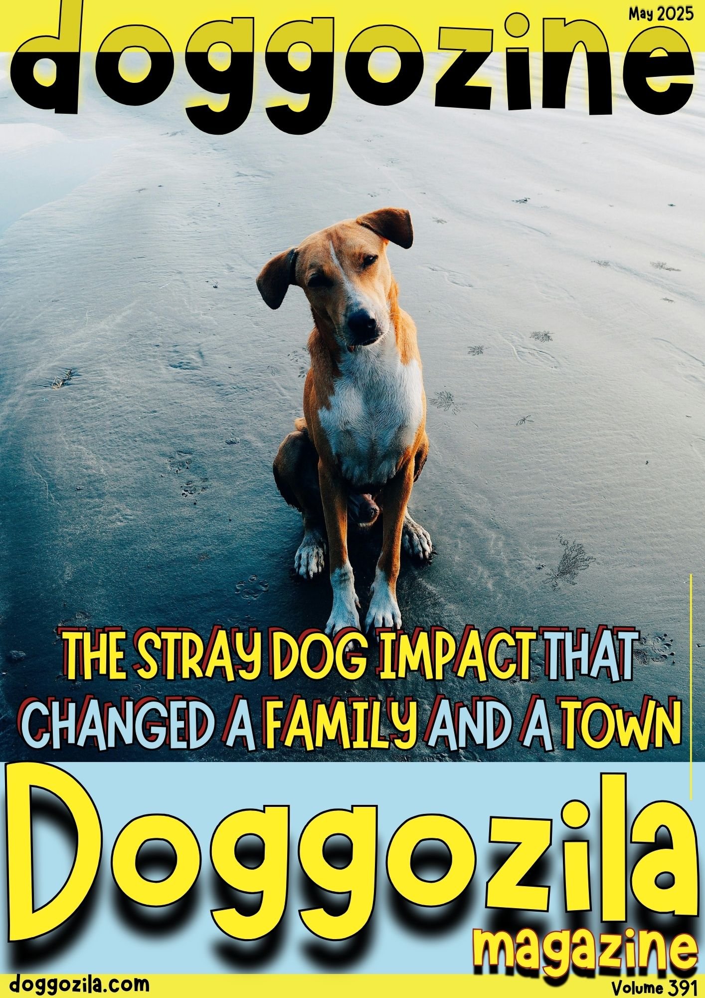 Cover Design for Doggozila Magazine Volume 391