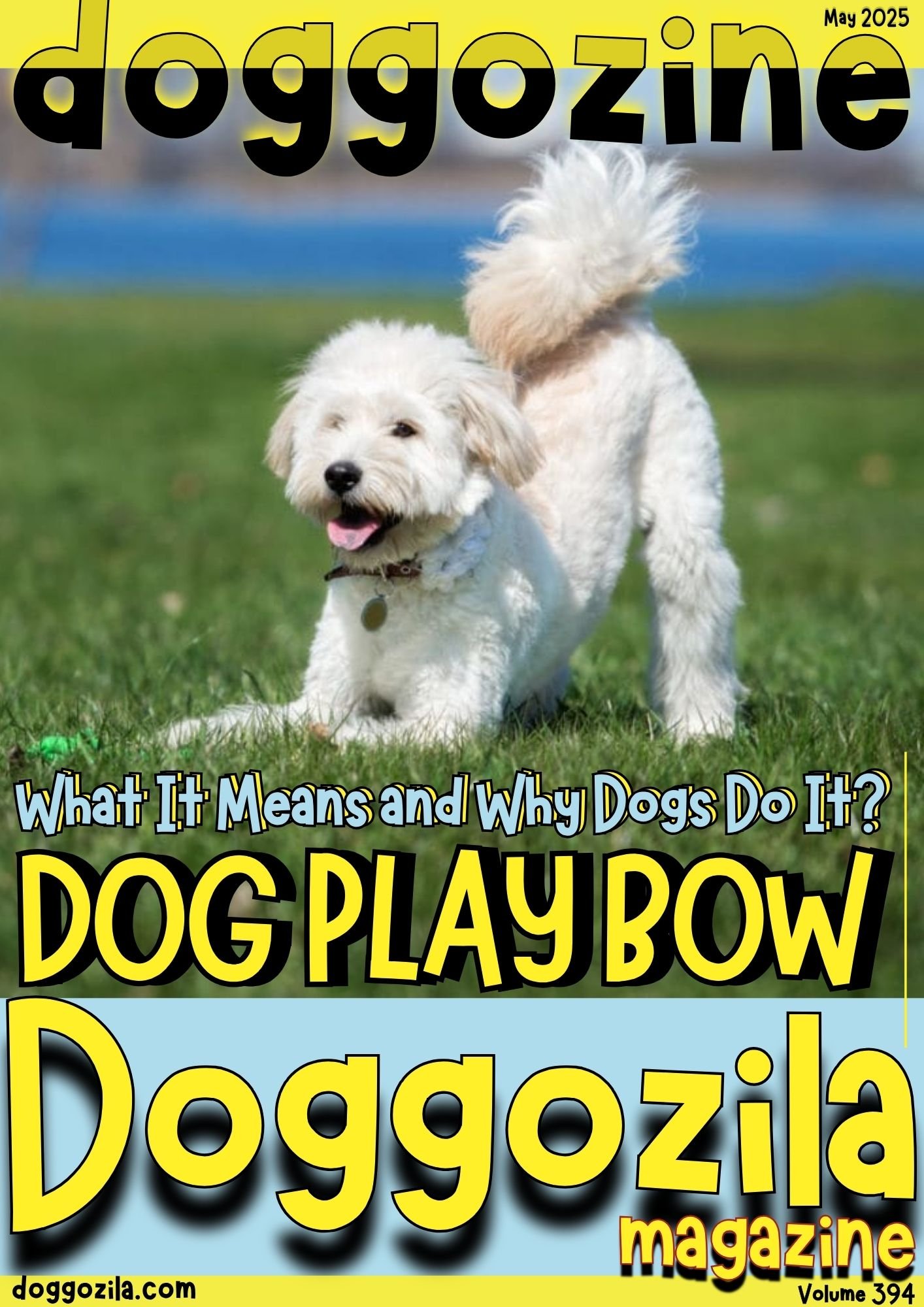 Cover Design for Doggozila Magazine Volume 394