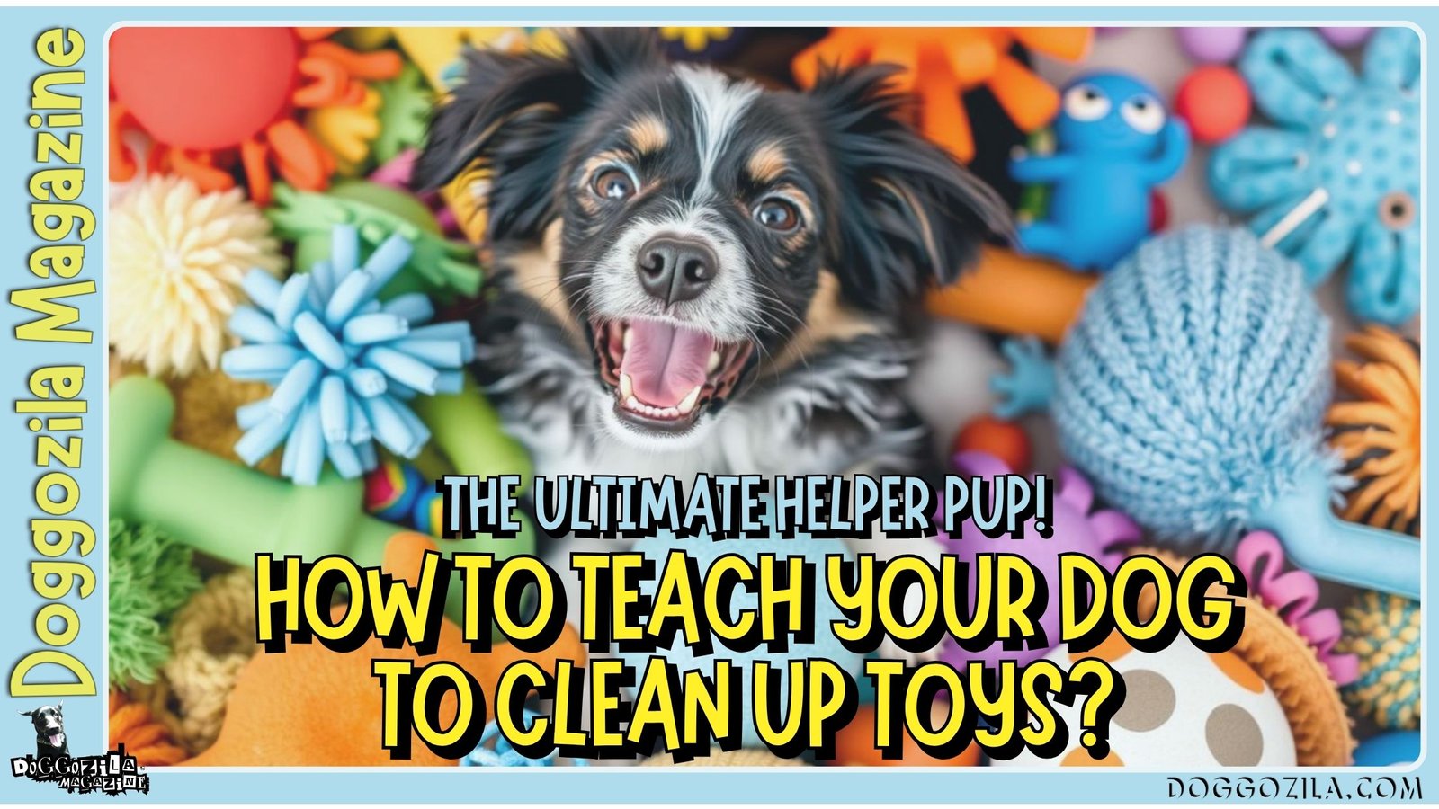How to Teach Your Dog to Clean Up Toys?