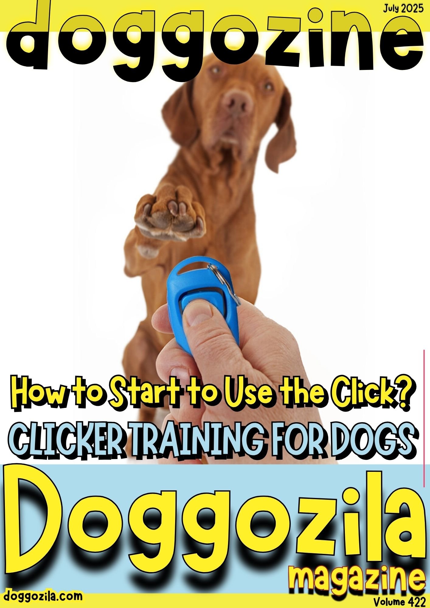 Cover Design for Doggozila Magazine Volume 421