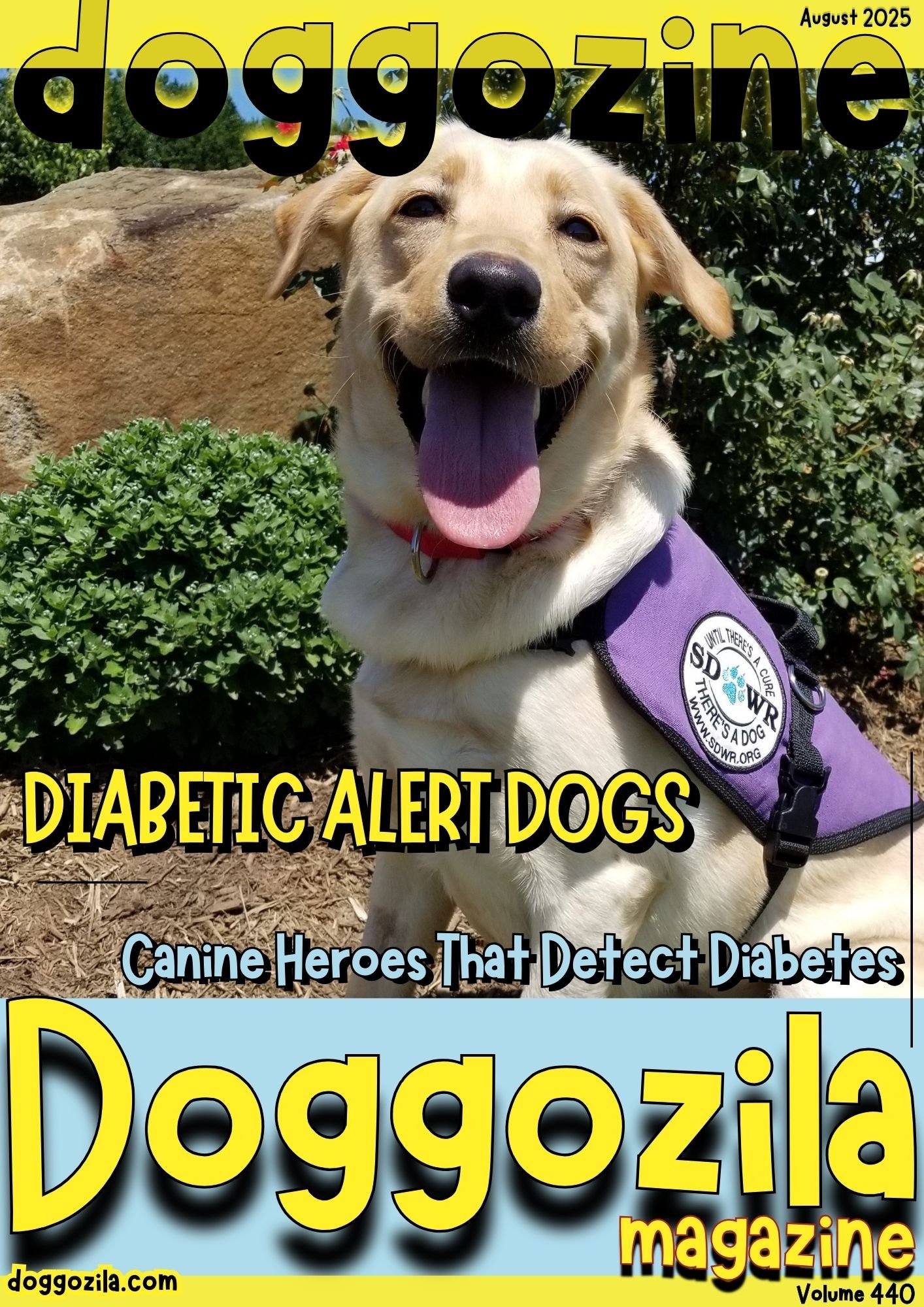 Cover Design for Doggozila Magazine Volume 440
