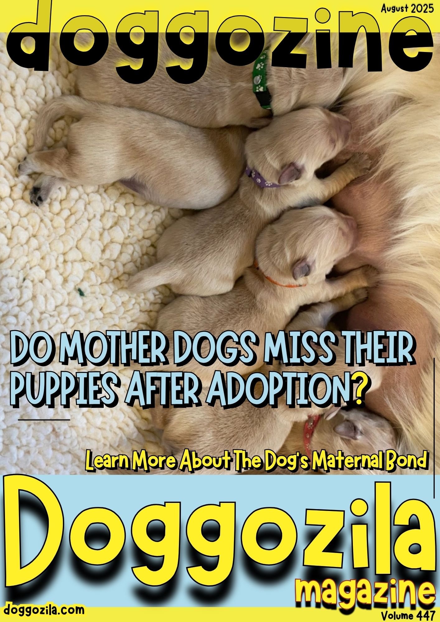 Cover Design for Doggozila Magazine volume 447
