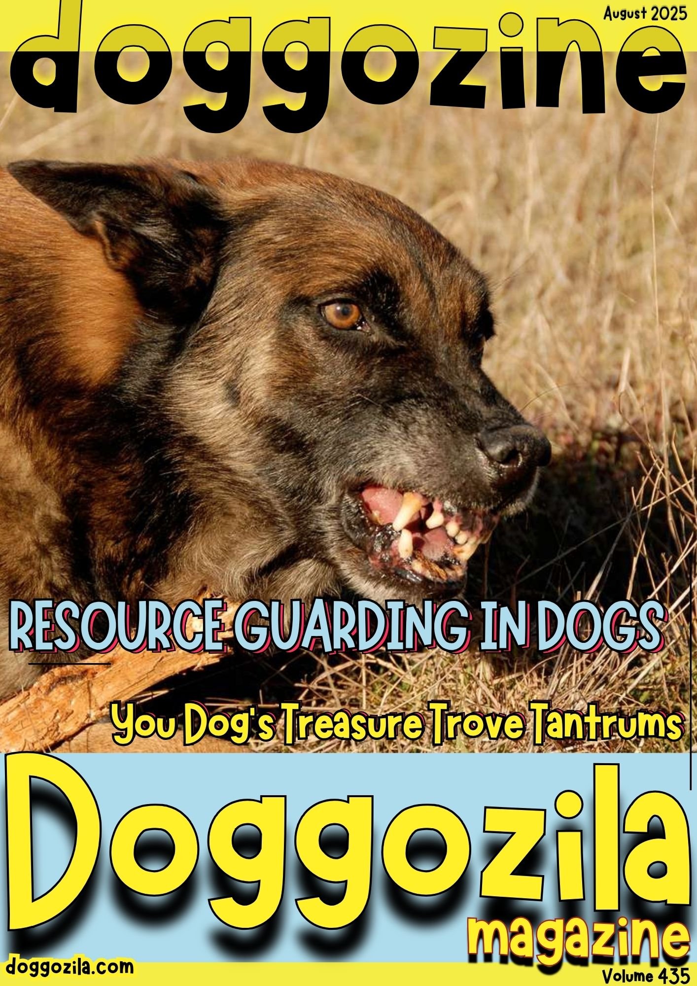 Cover Design for Doggozila Magazine volume 435