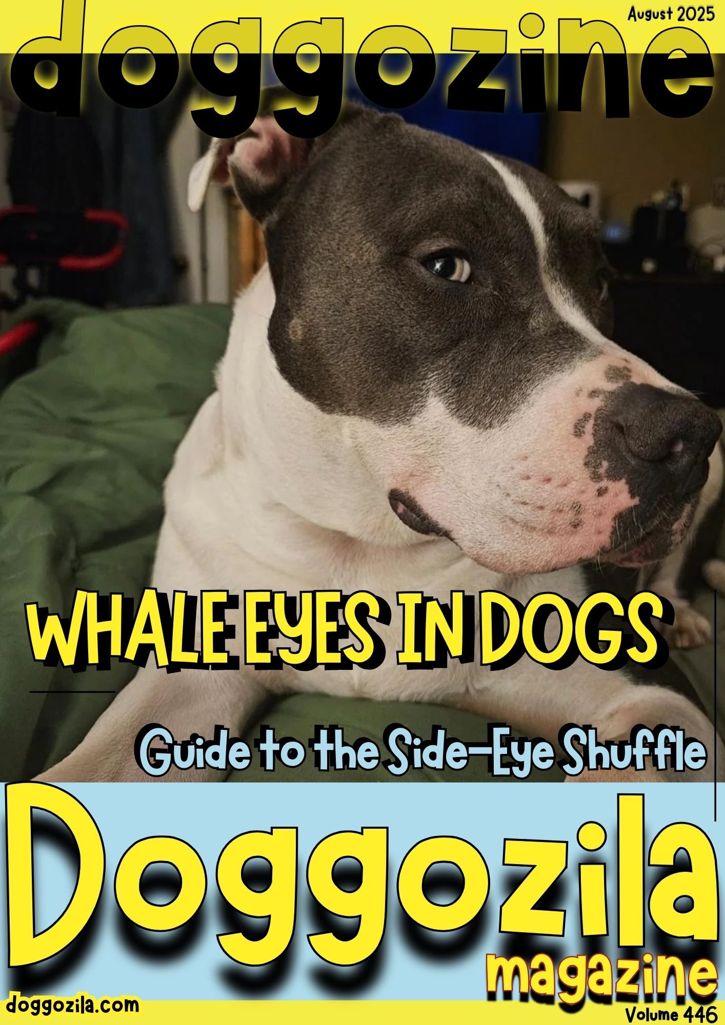 Cover Design for Doggozila Magazine Volume 446