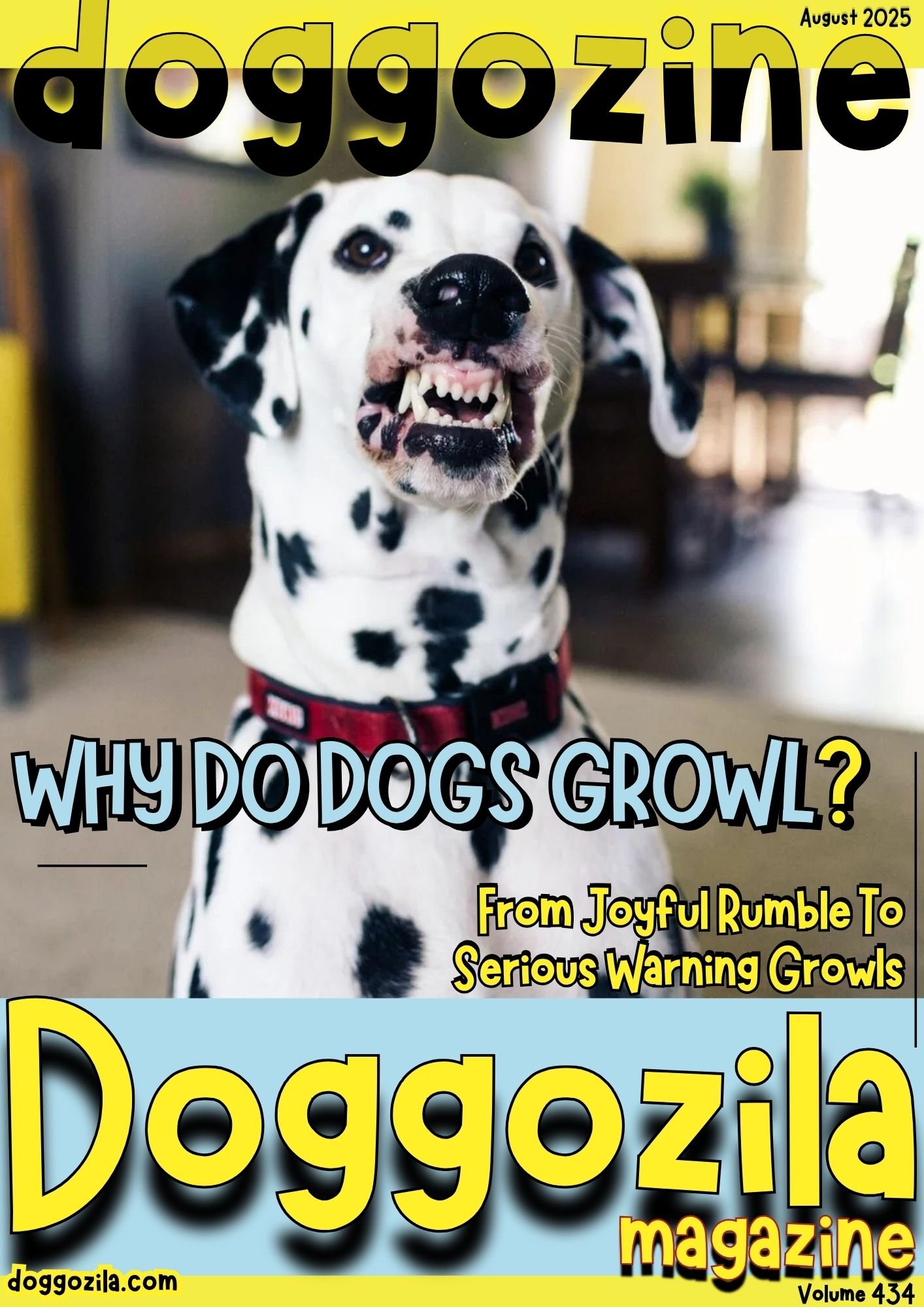 Cover Design for Doggozila Magazine Volume 434