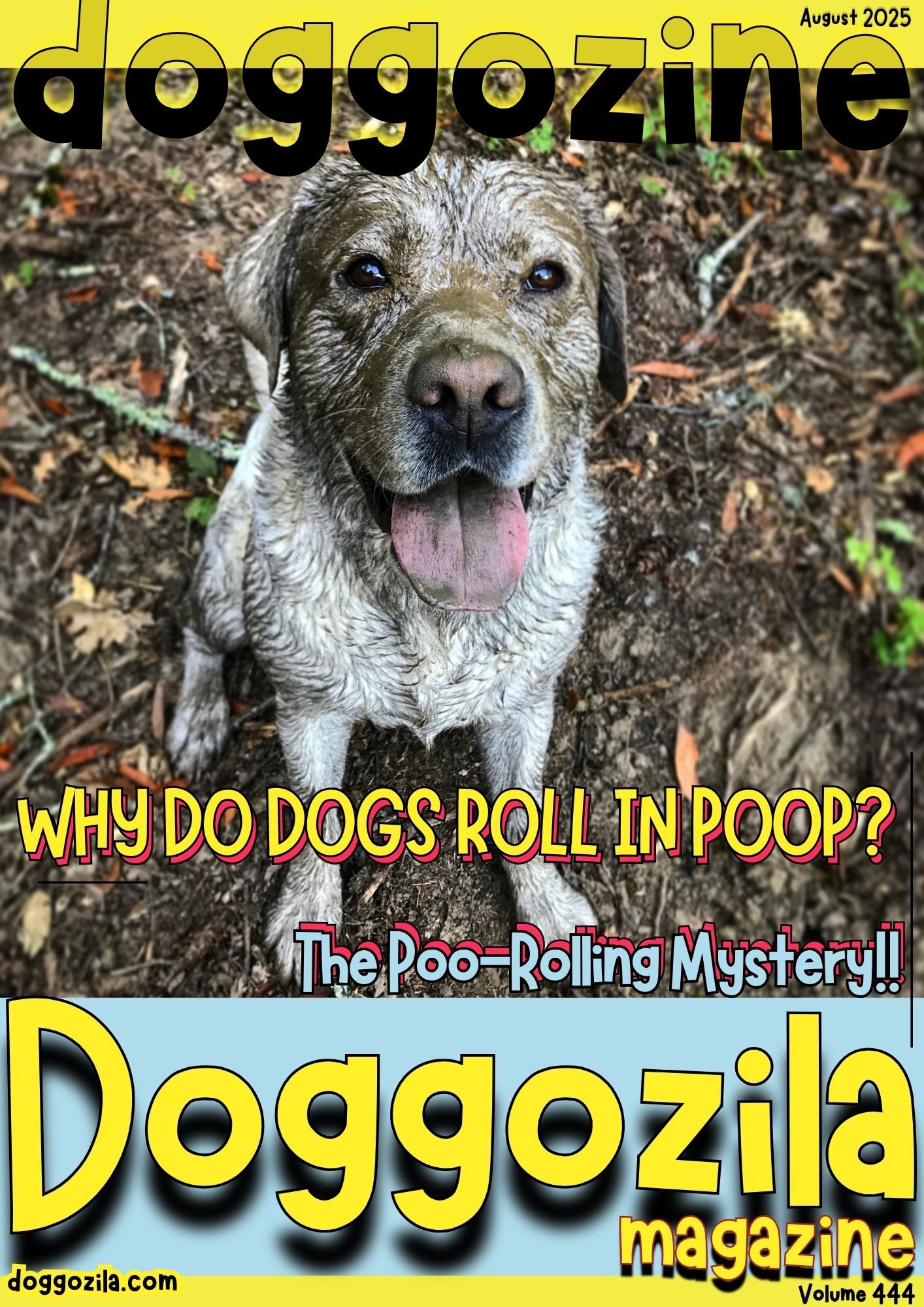 Cover Design for Doggozila Magazine Volume 444