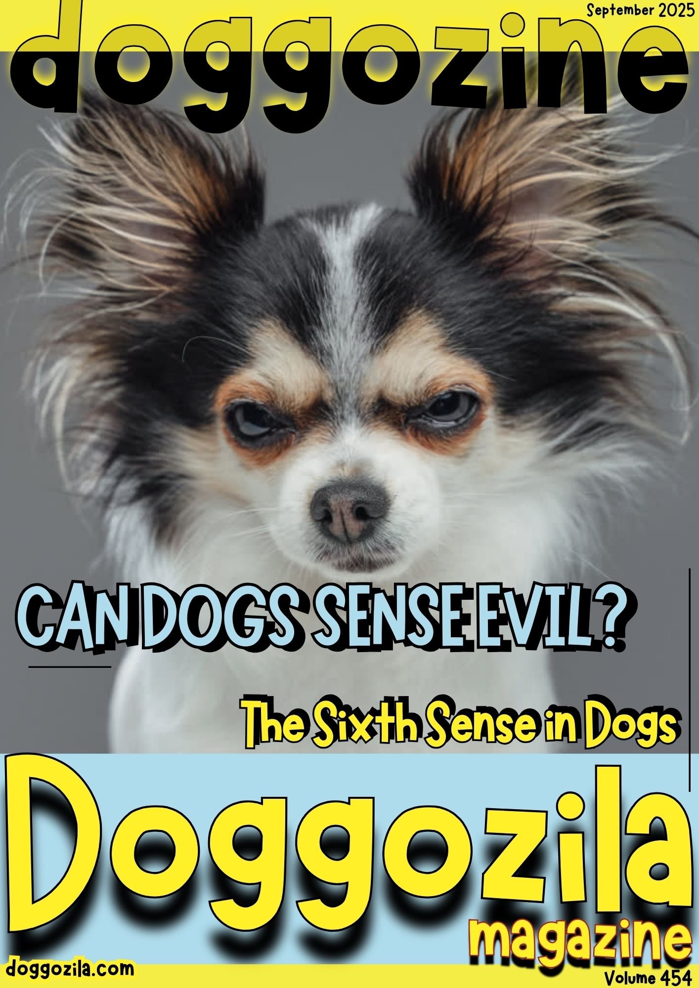 Cover Design for Doggozila Magazine Volume 454