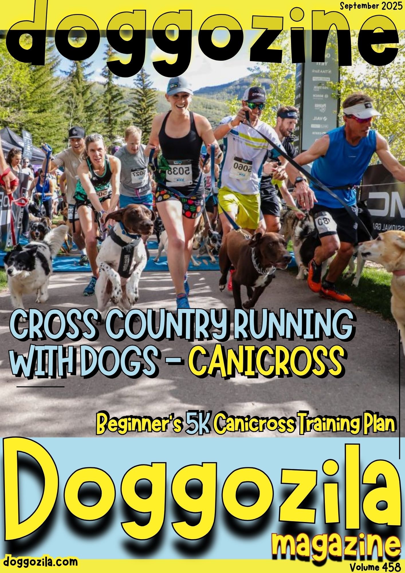 Cover Design for Doggozila Magazine volume 458