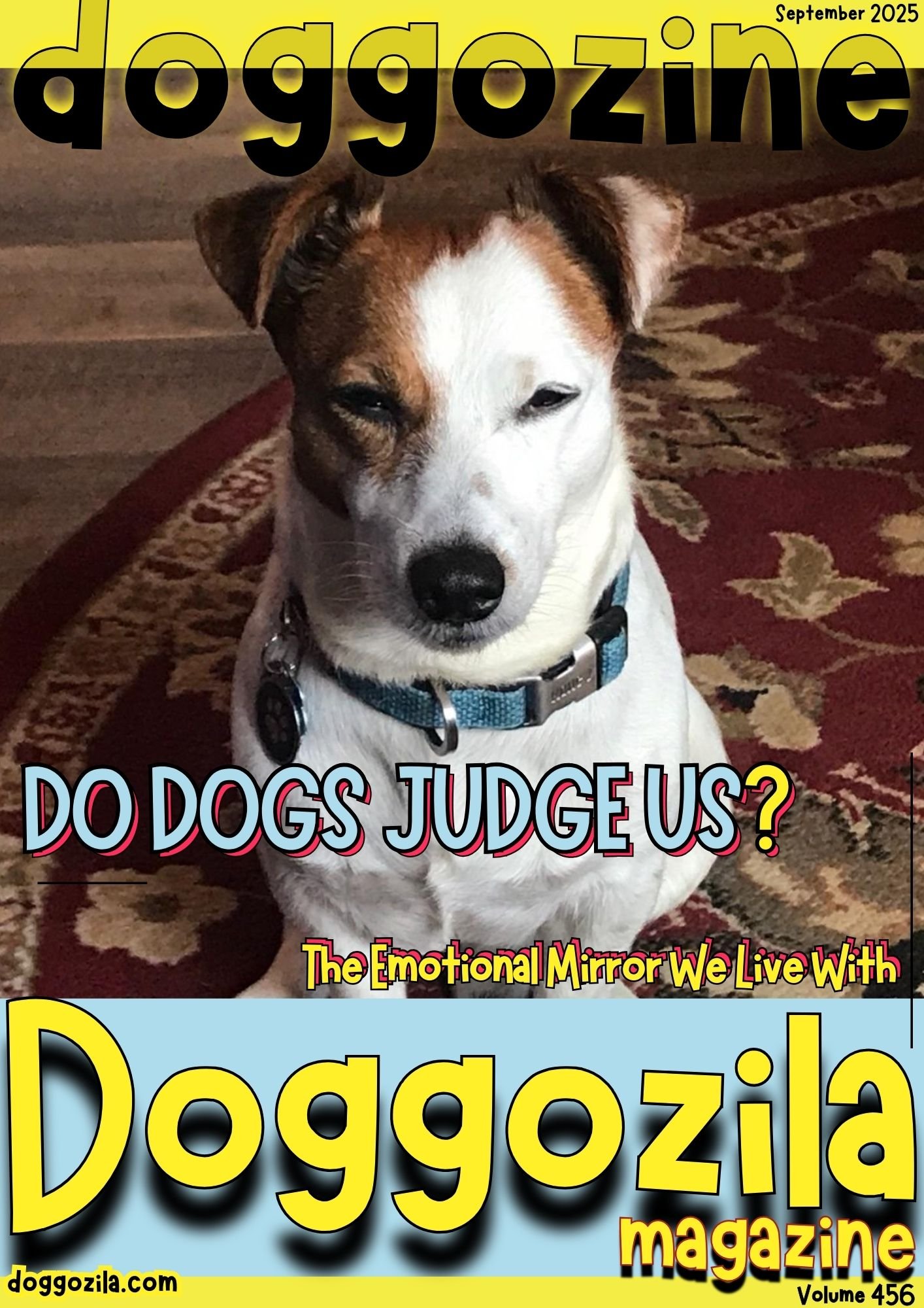 Cover Design for Doggozila Magazine Volume 456