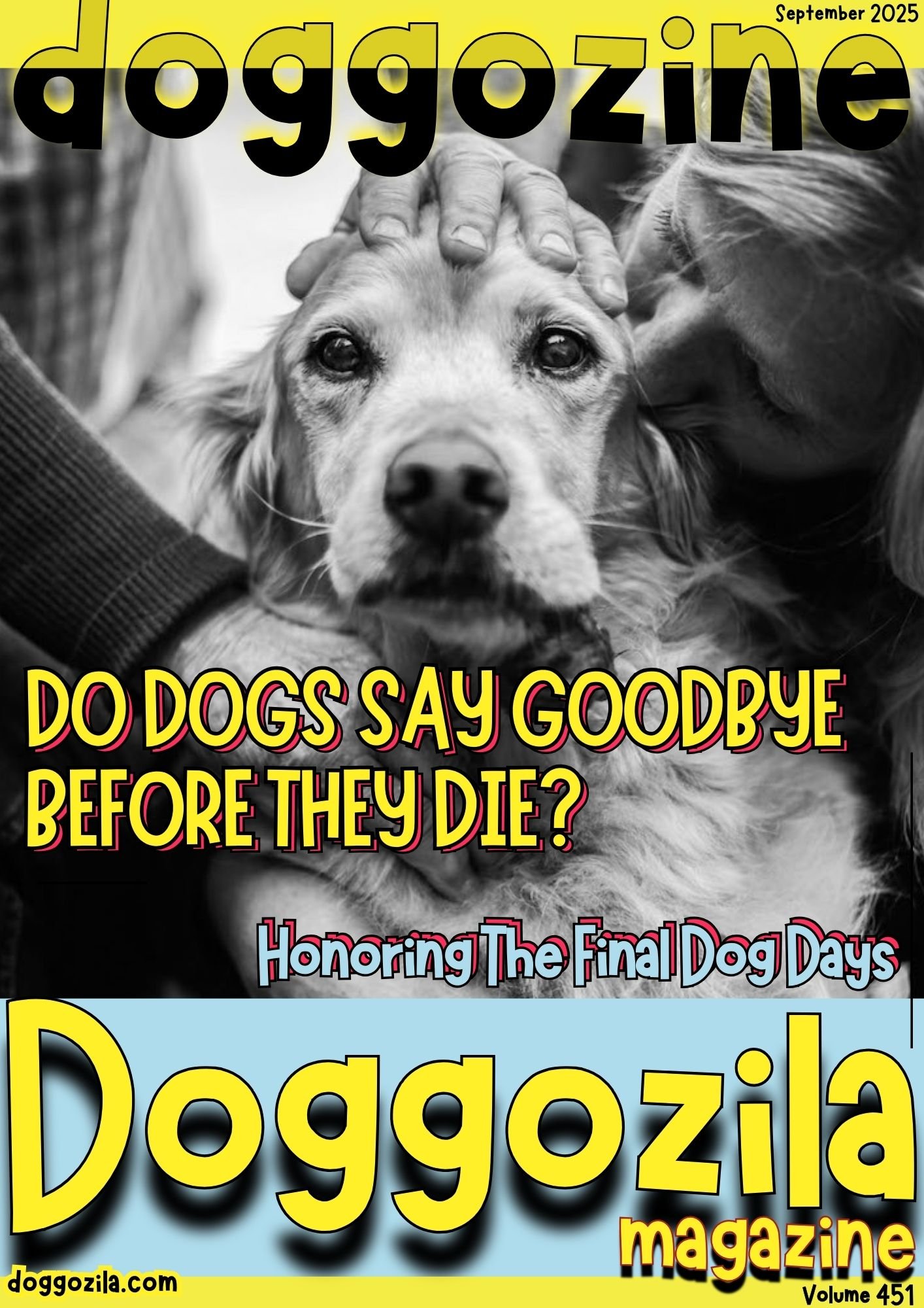 Cover Design for Doggozila Magazine Volume 451