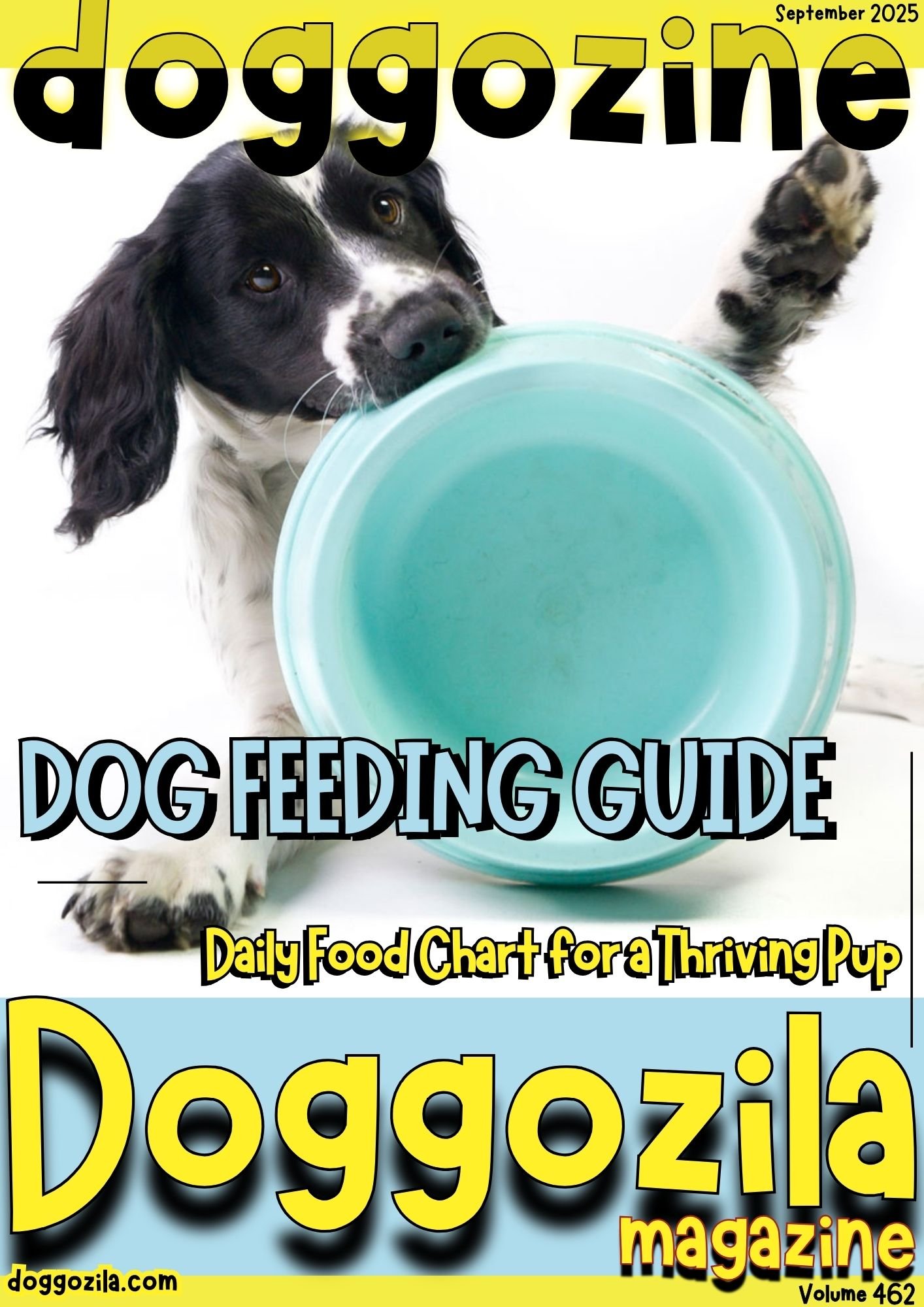 Cover Design for Doggozila Magazine Volume 462