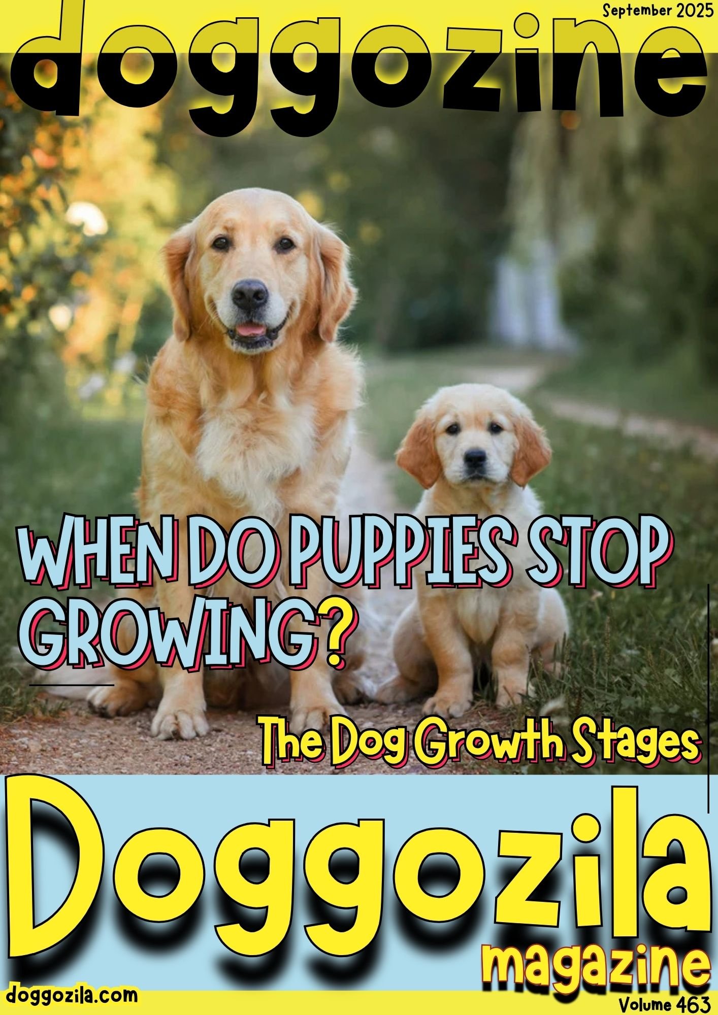Cover Design for Doggozila Magazine Volume 463