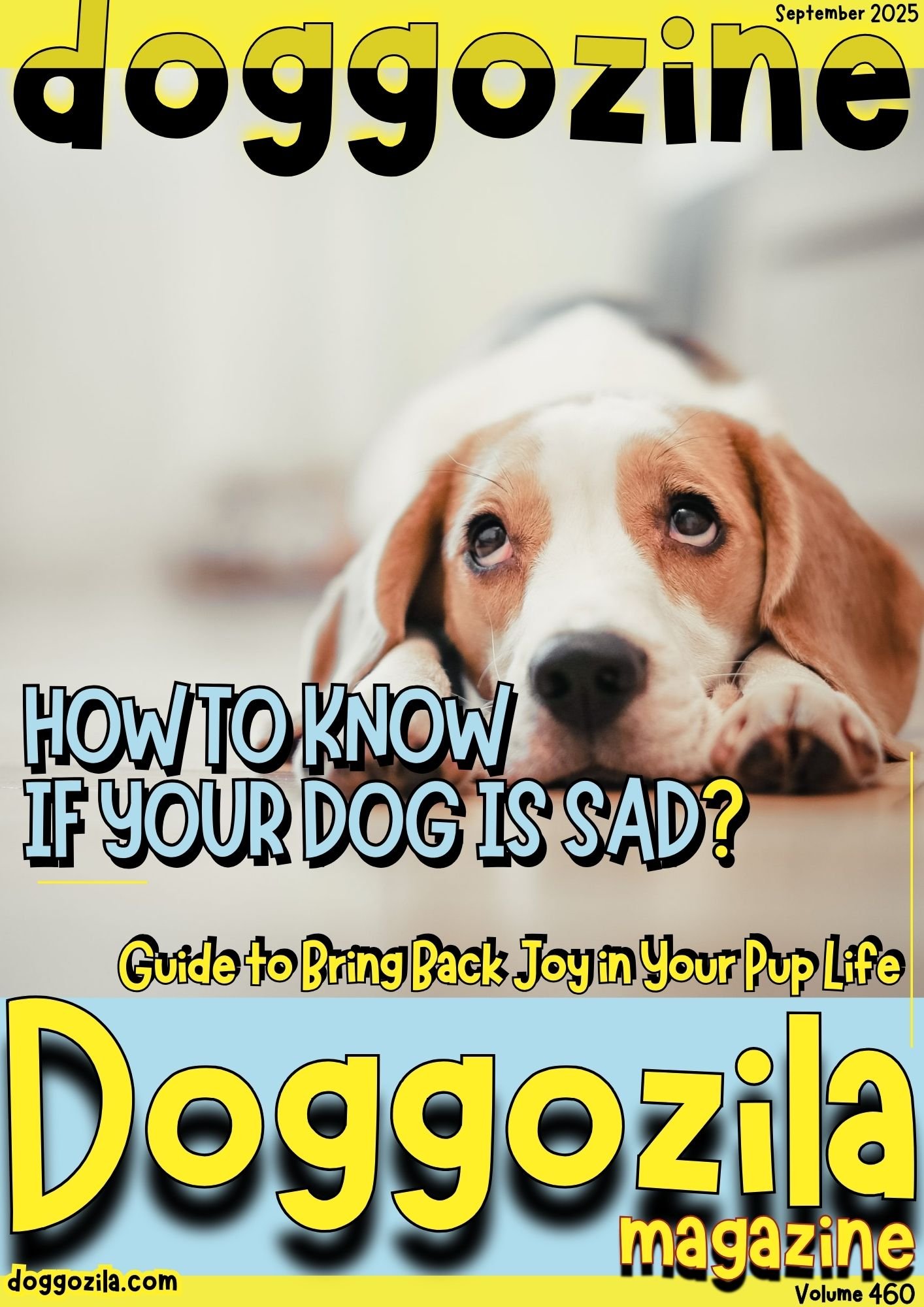Cover Design for Doggozila Magazine Volume 460