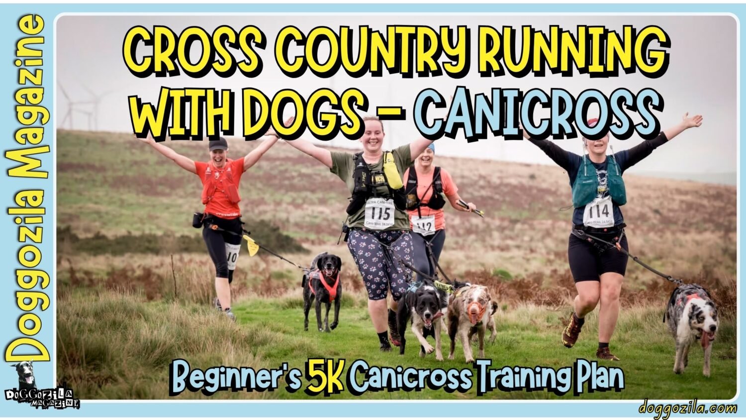 Cross Country Running with Dogs - Beginner’s 5K Canicross Training Plan