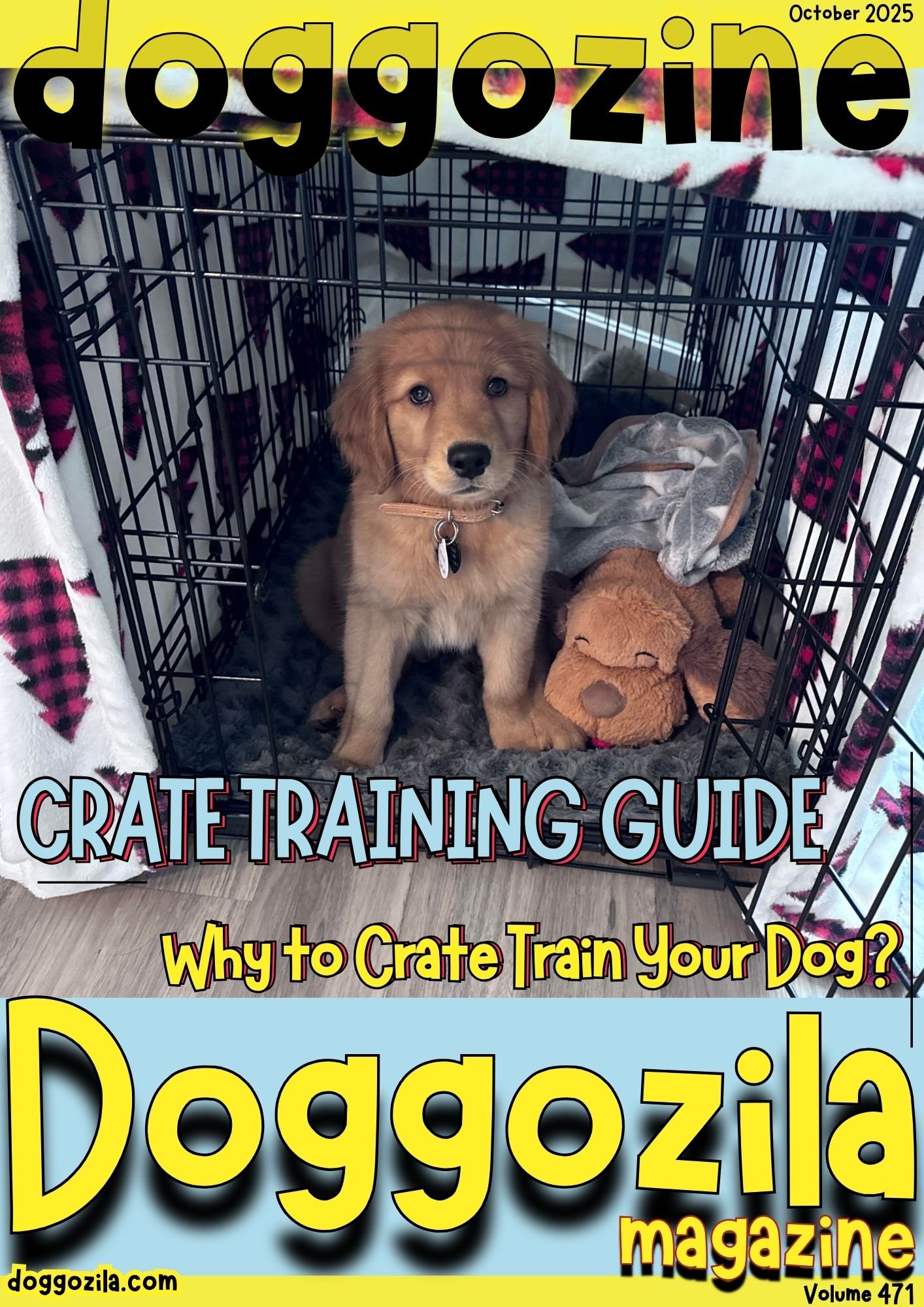 Cover Design for Doggozila Magazine Volume 471