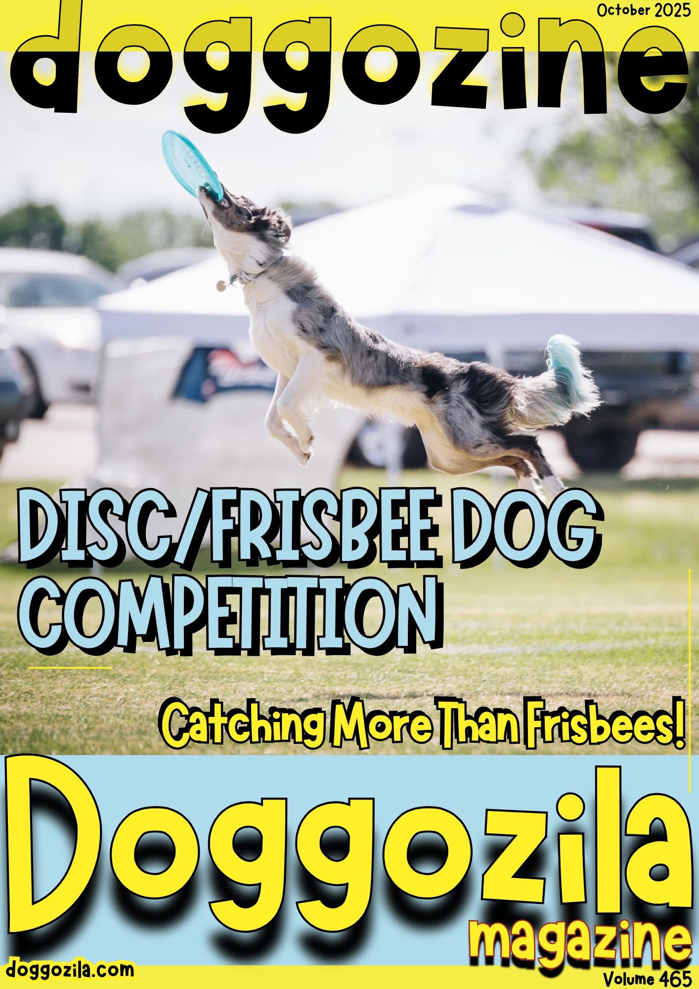 Cover Design for Doggozila Magazine Volume 465