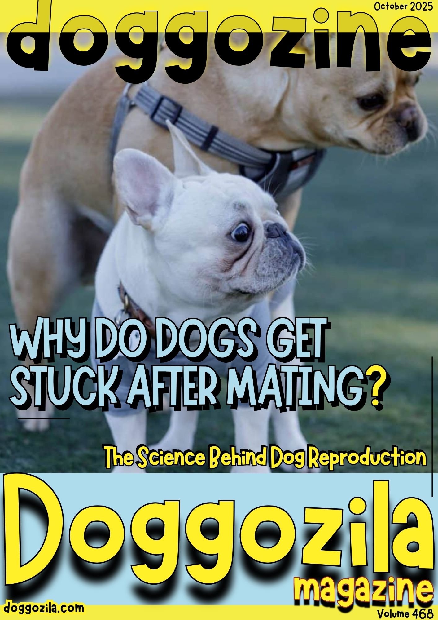 Cover Design for Doggozila Magazine Volume 468