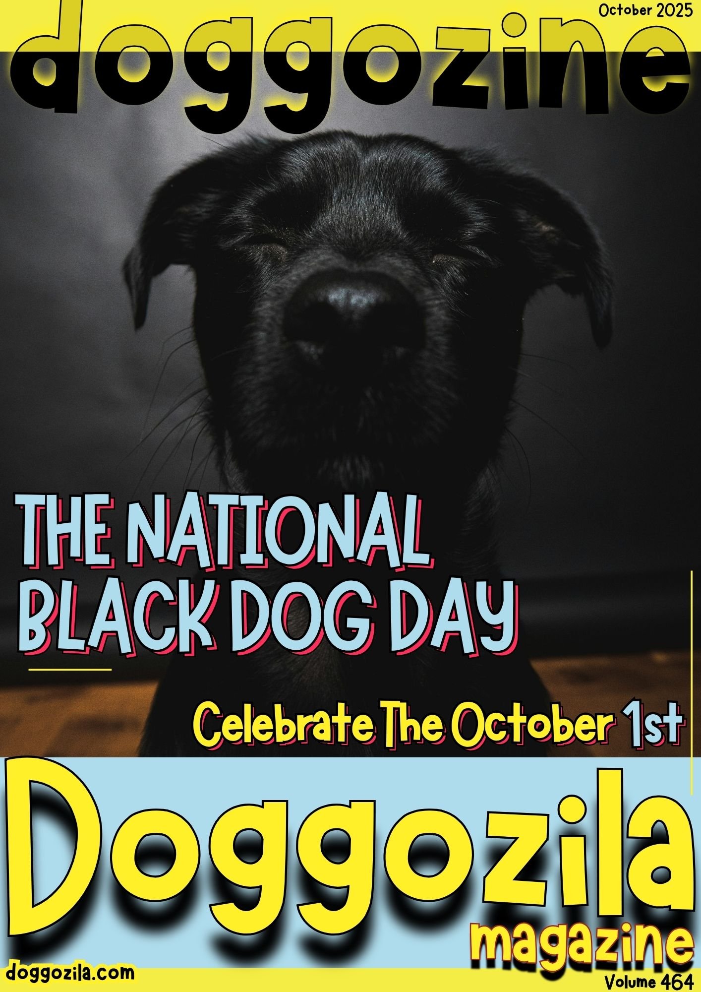 Cover Design for Doggozila Magazine Volume 464