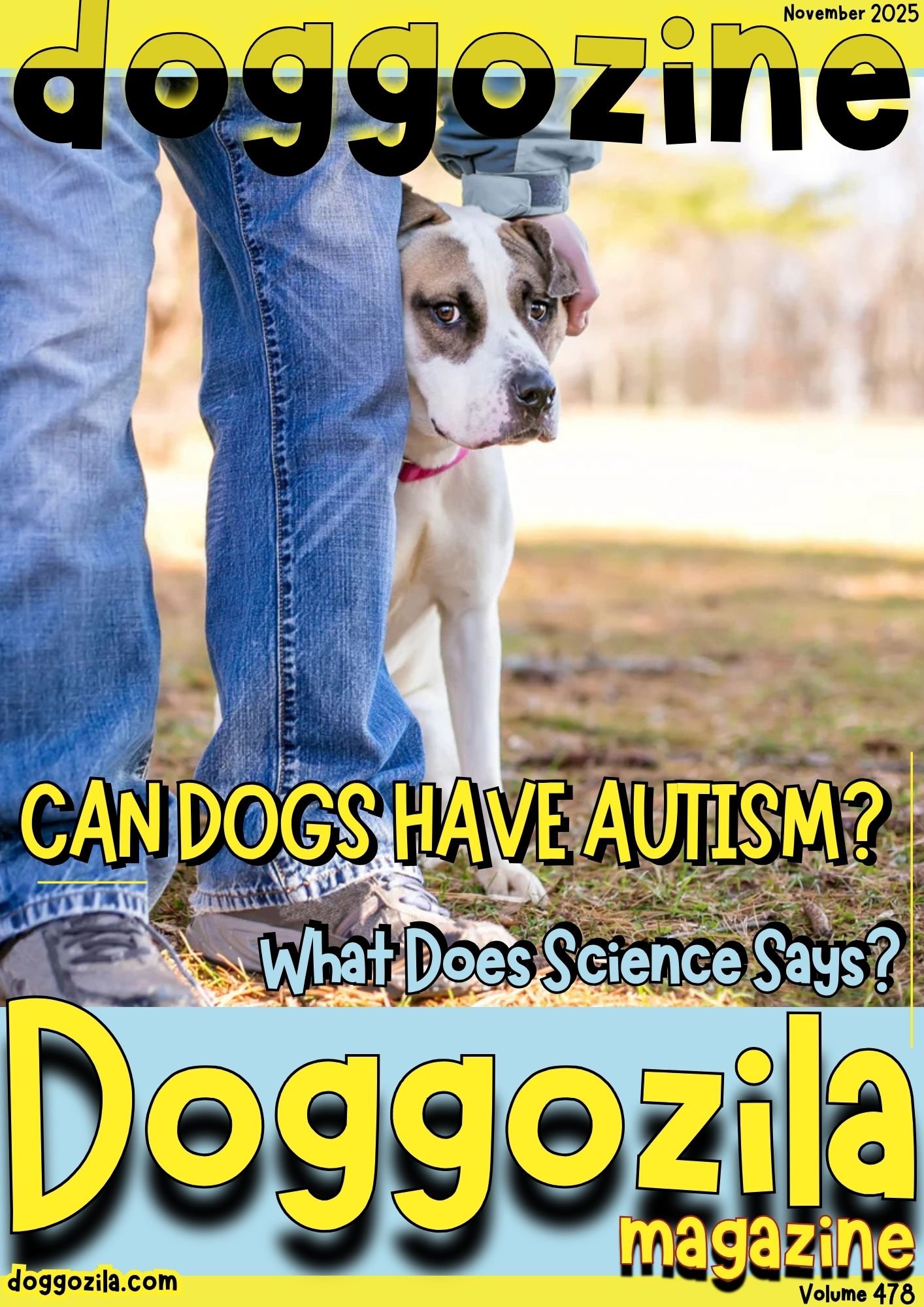 Cover Design for Doggozila Magazine Volume 478