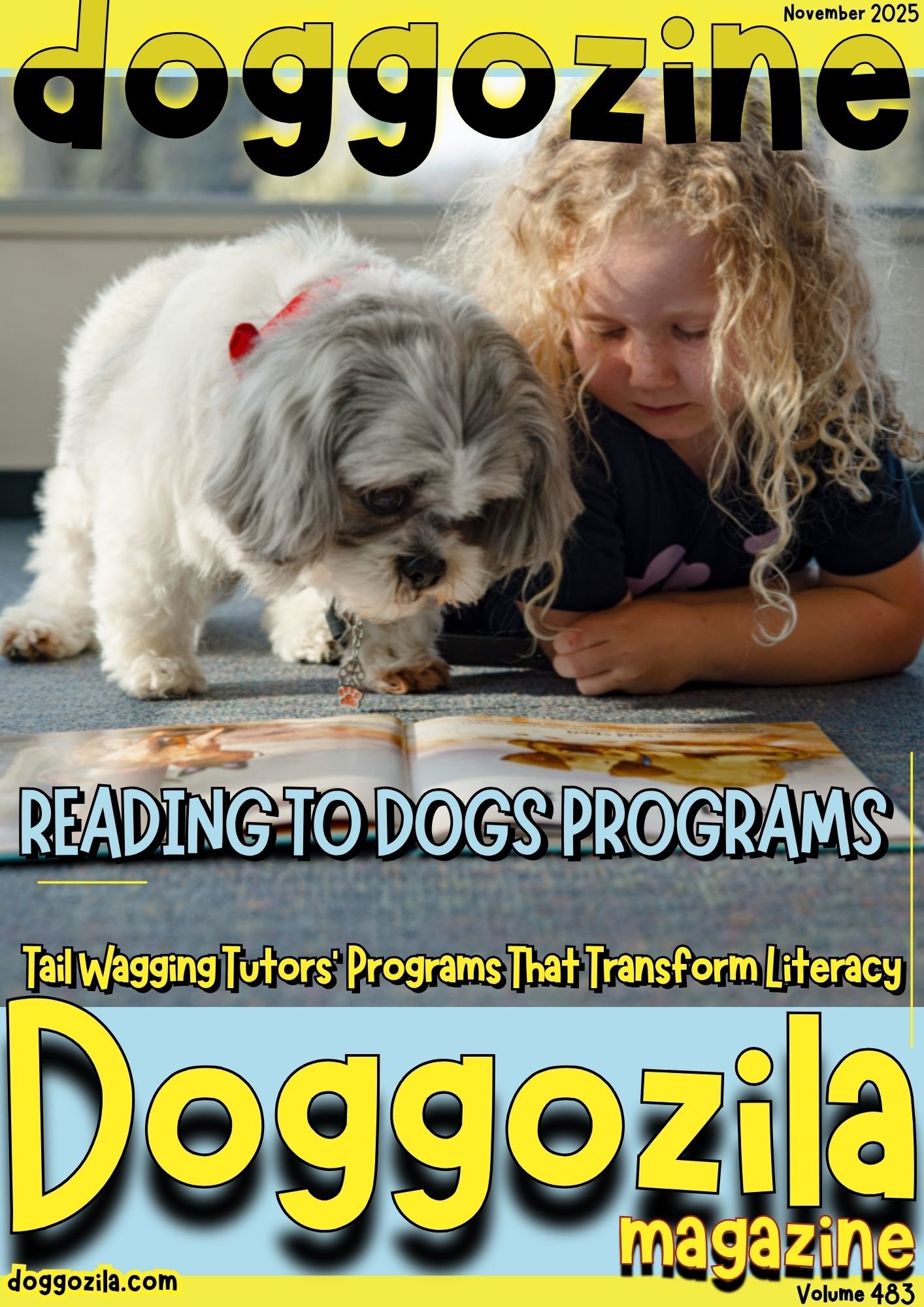 Cover Design for Doggozila magazine Volume 483