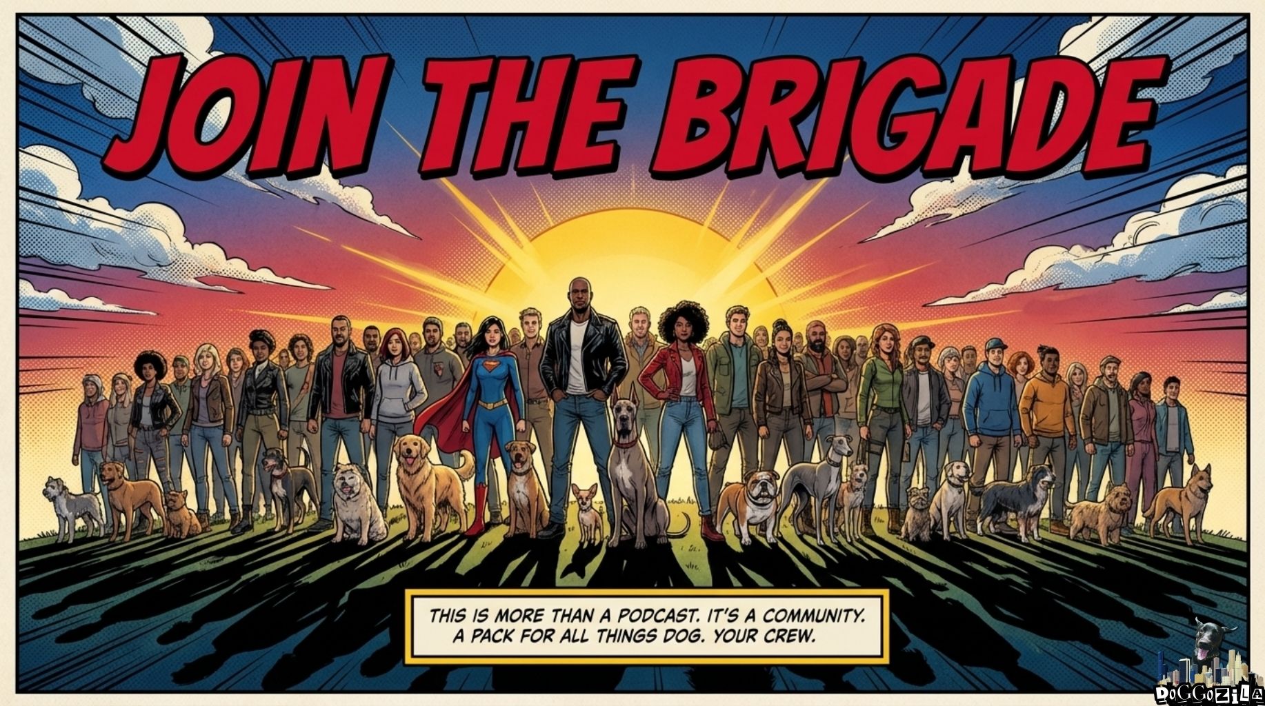 Join the brigade dog pack