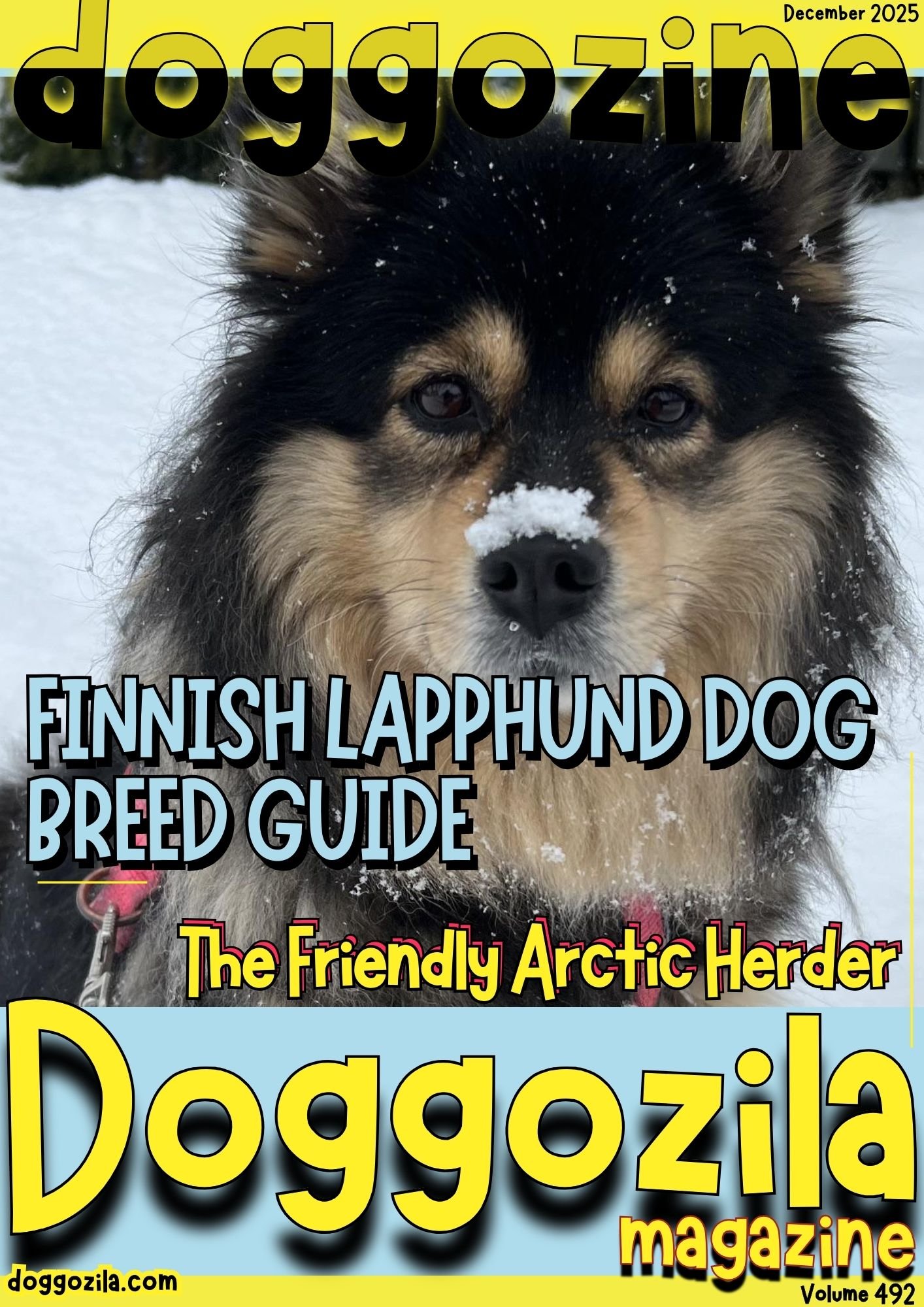Cover Design for Doggozila Magazine Volume 492