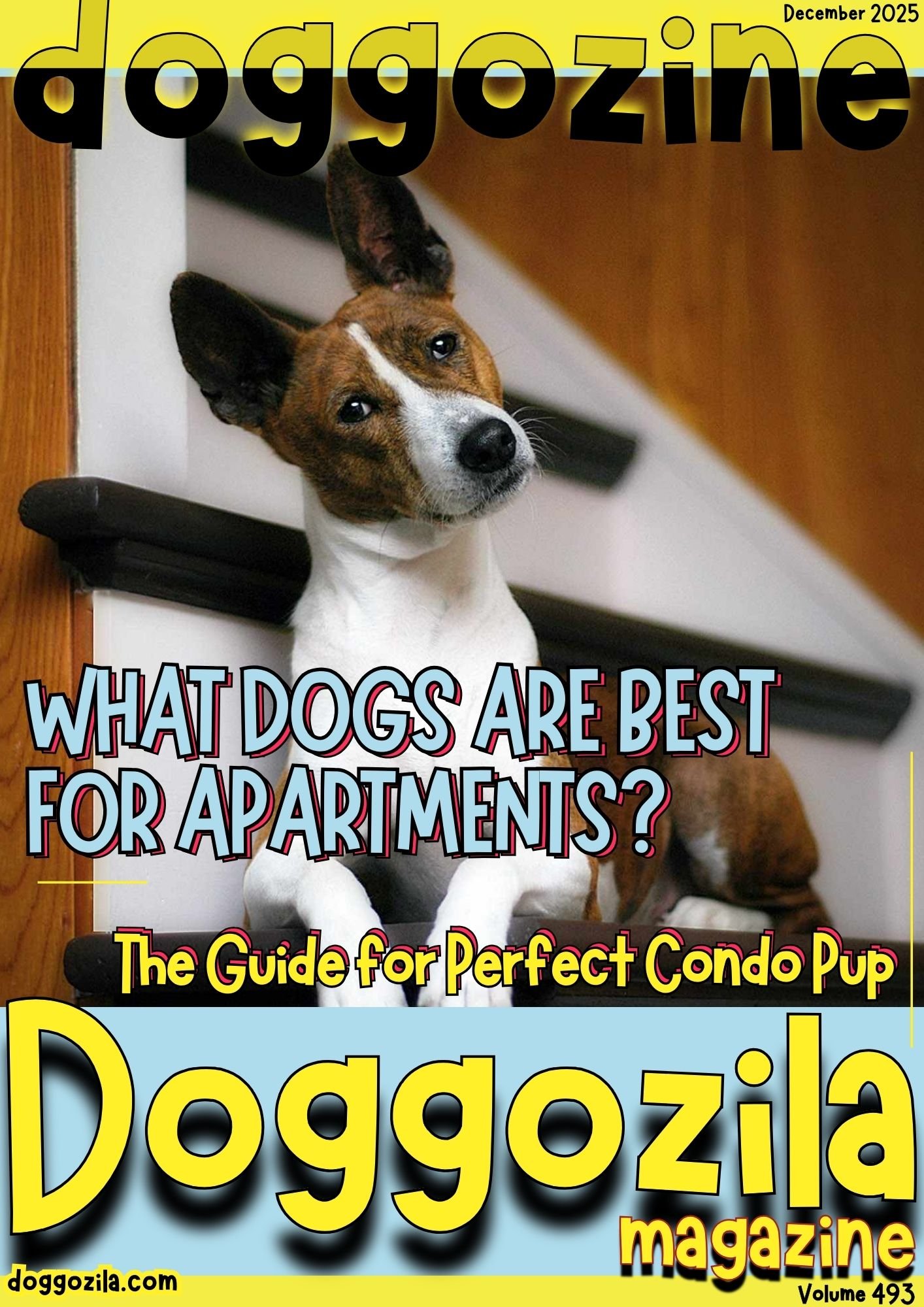 Cover Design for Doggozila Magazine Volume 493