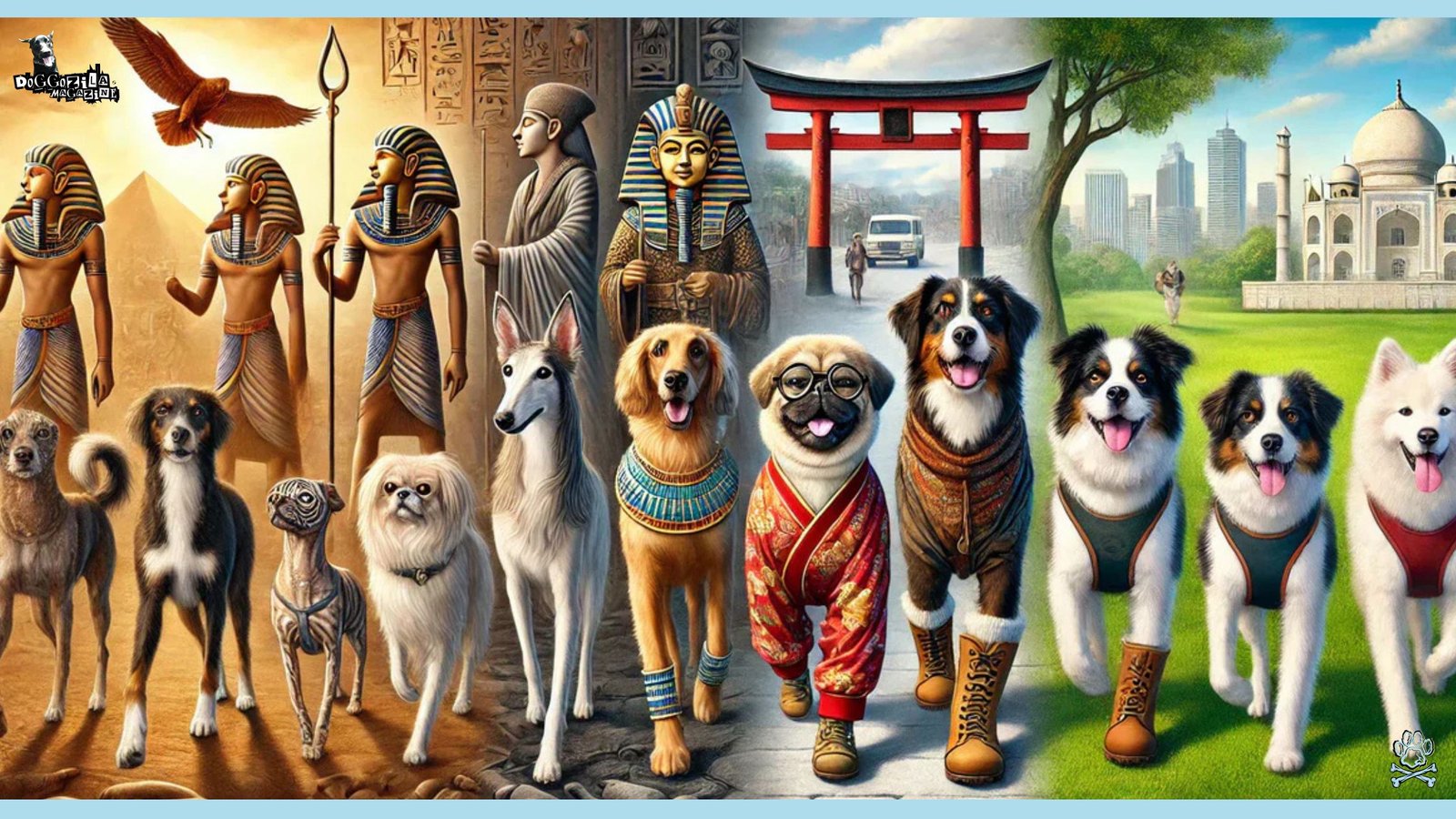 dogs from ancient times to modern days